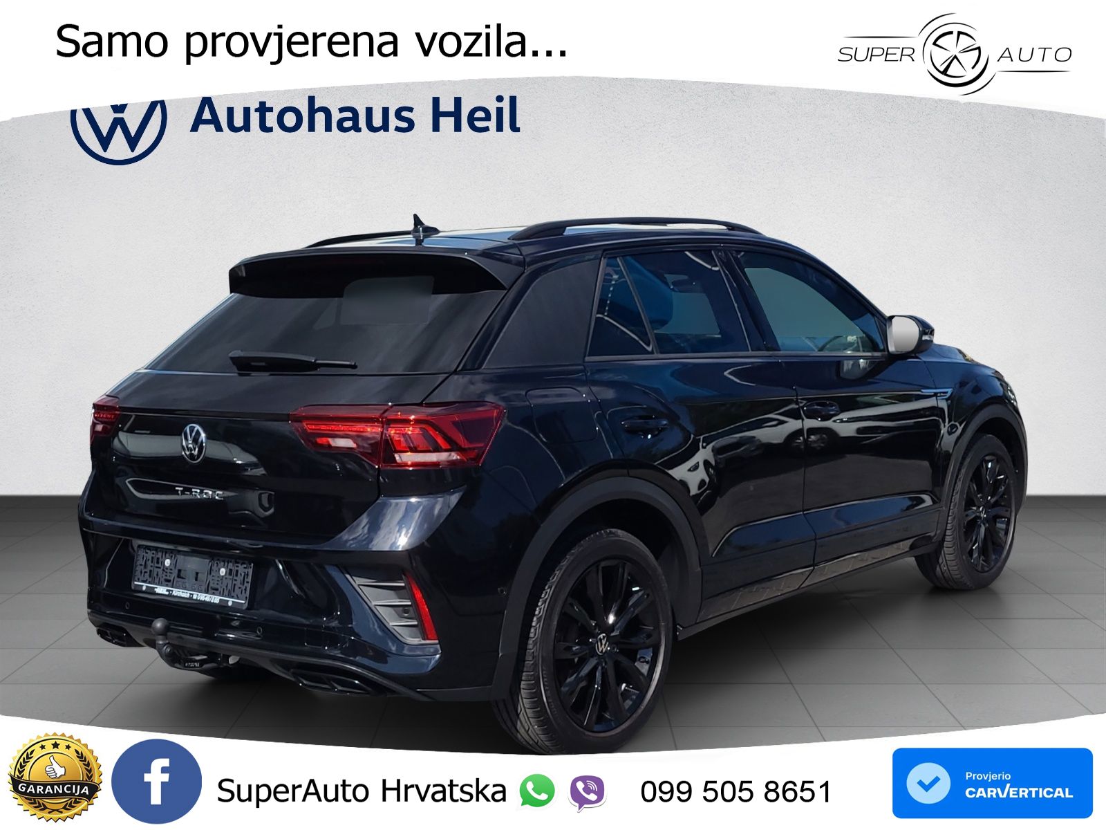 Volkswagen T-Roc 1.5 TSI (150 KS) DSG R-Line LED+GR SJED+ACC