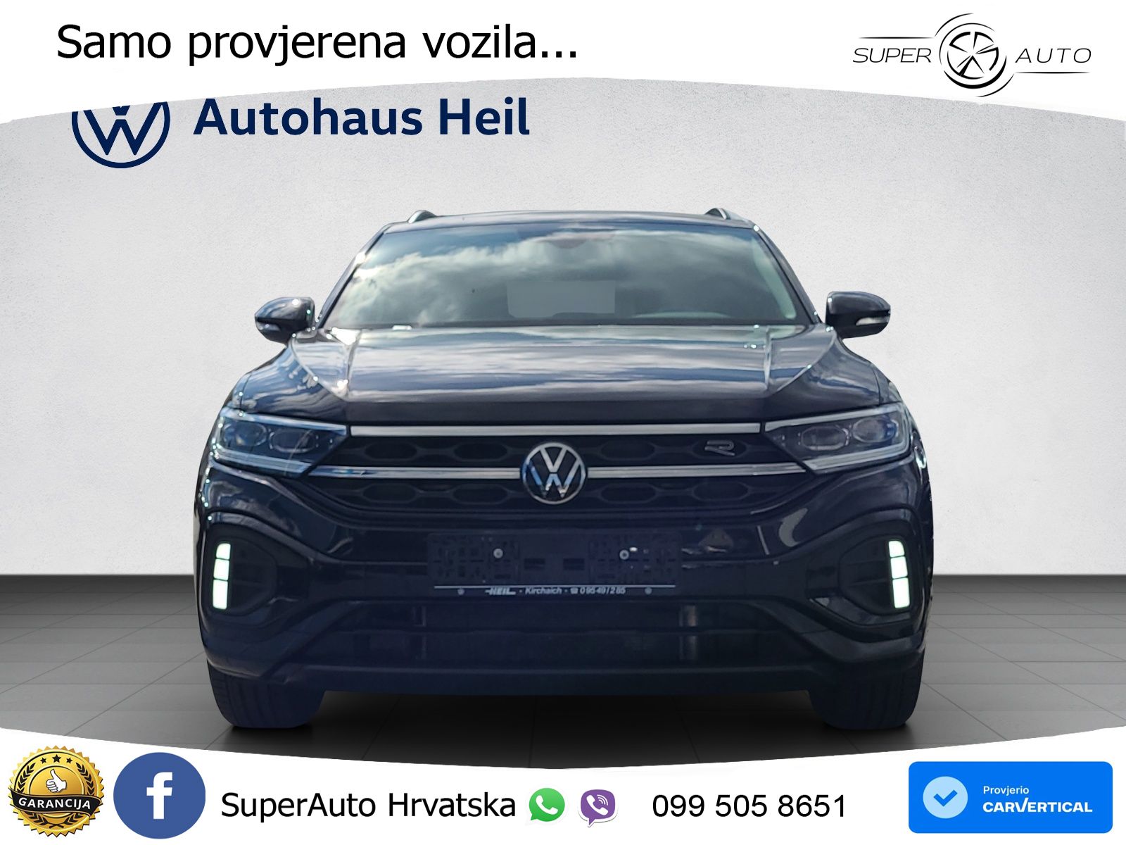 Volkswagen T-Roc 1.5 TSI (150 KS) DSG R-Line LED+GR SJED+ACC