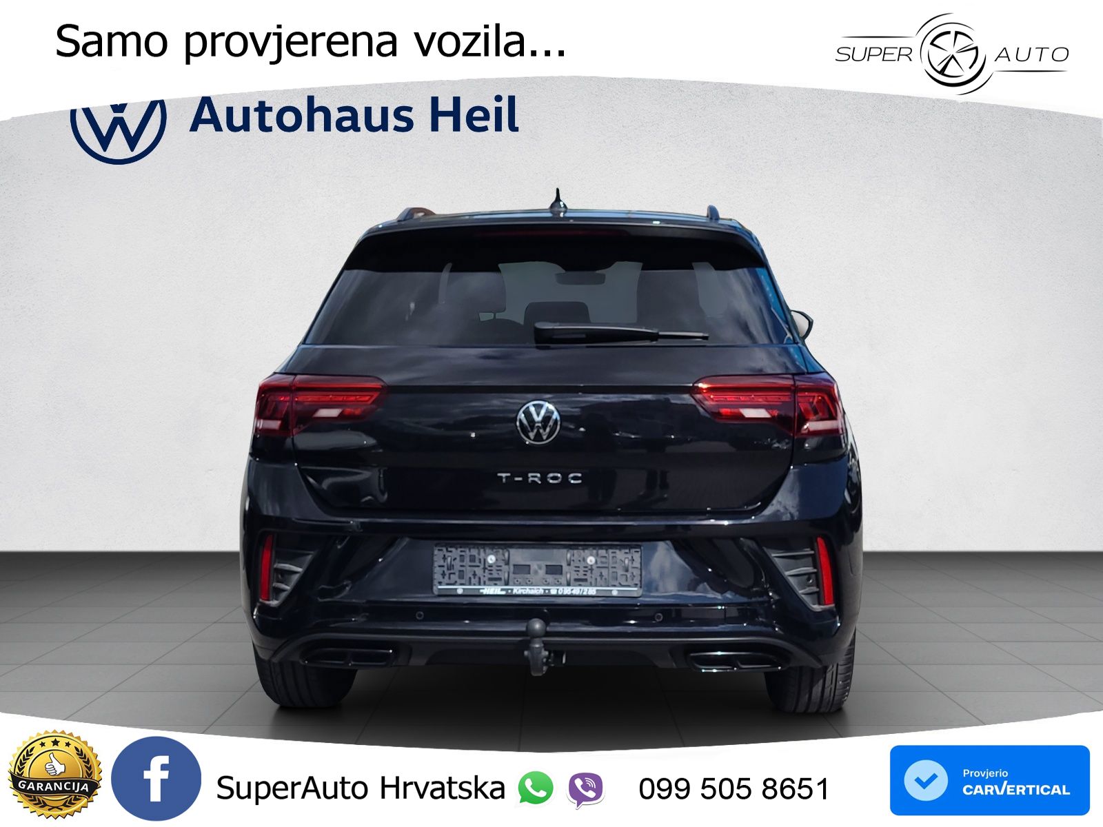 Volkswagen T-Roc 1.5 TSI (150 KS) DSG R-Line LED+GR SJED+ACC