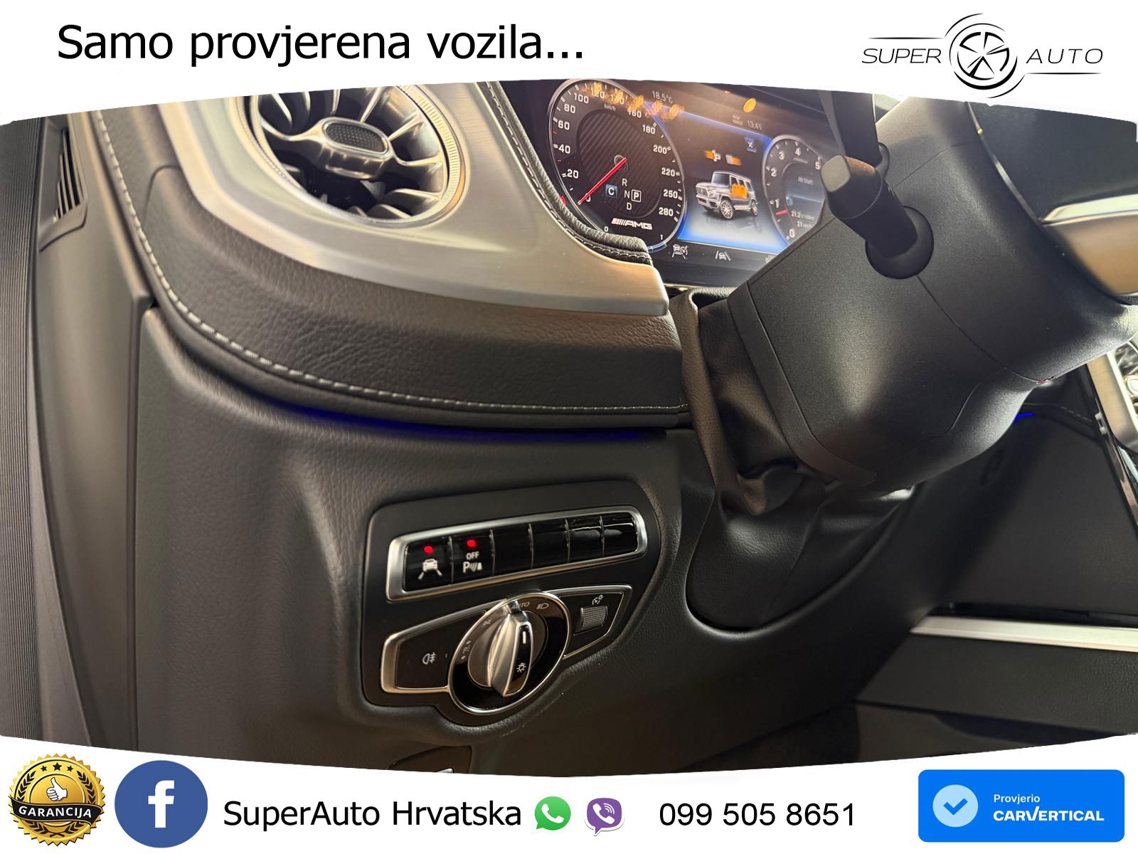 Mercedes AMG G 63 Long V8 (585 KS) 4MATIC 9G-TRONIC AMG SPEEDSHIFT PLUS LED+GR SJED+ACC