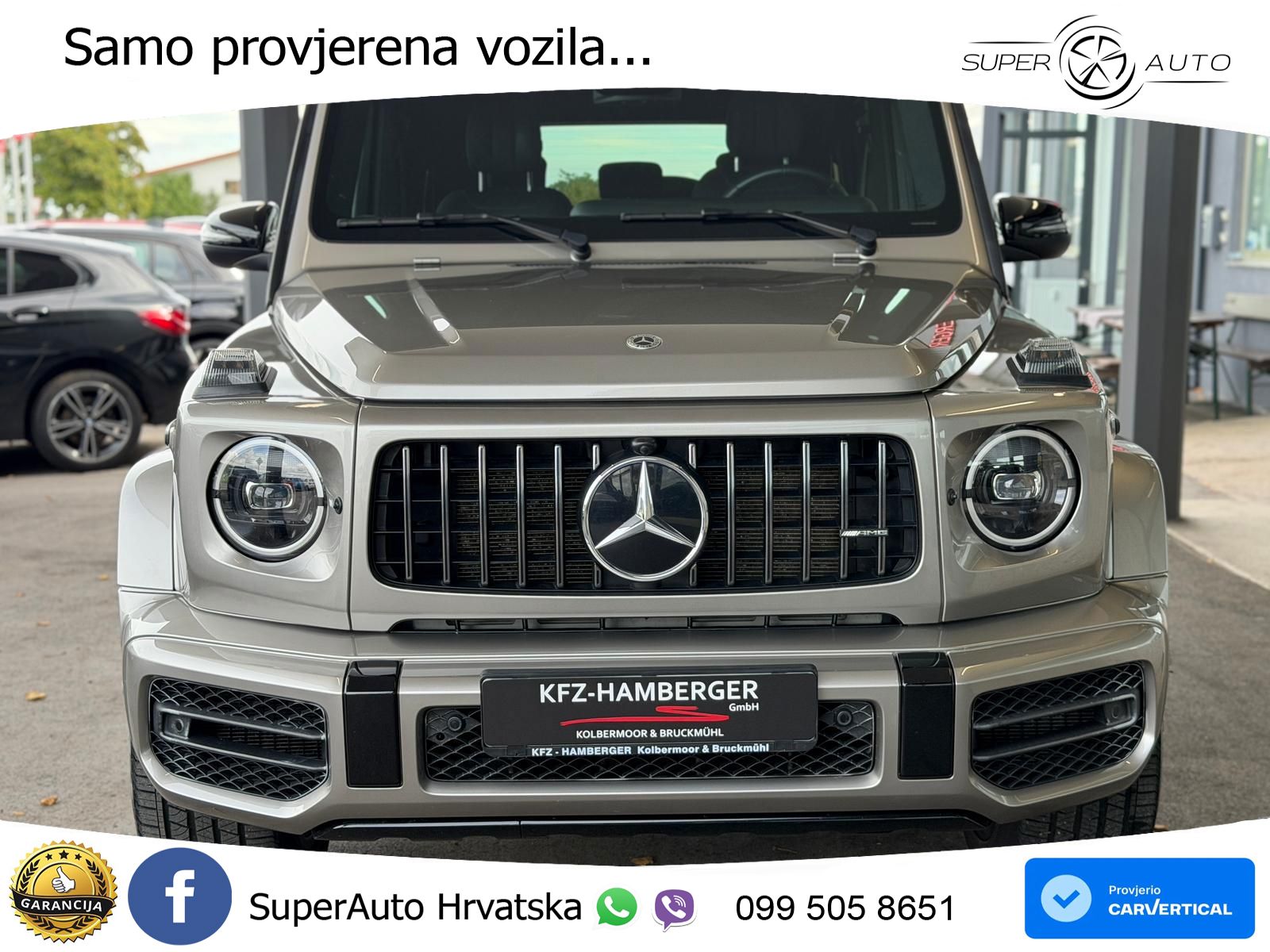 Mercedes AMG G 63 Long V8 (585 KS) 4MATIC 9G-TRONIC AMG SPEEDSHIFT PLUS LED+GR SJED+ACC