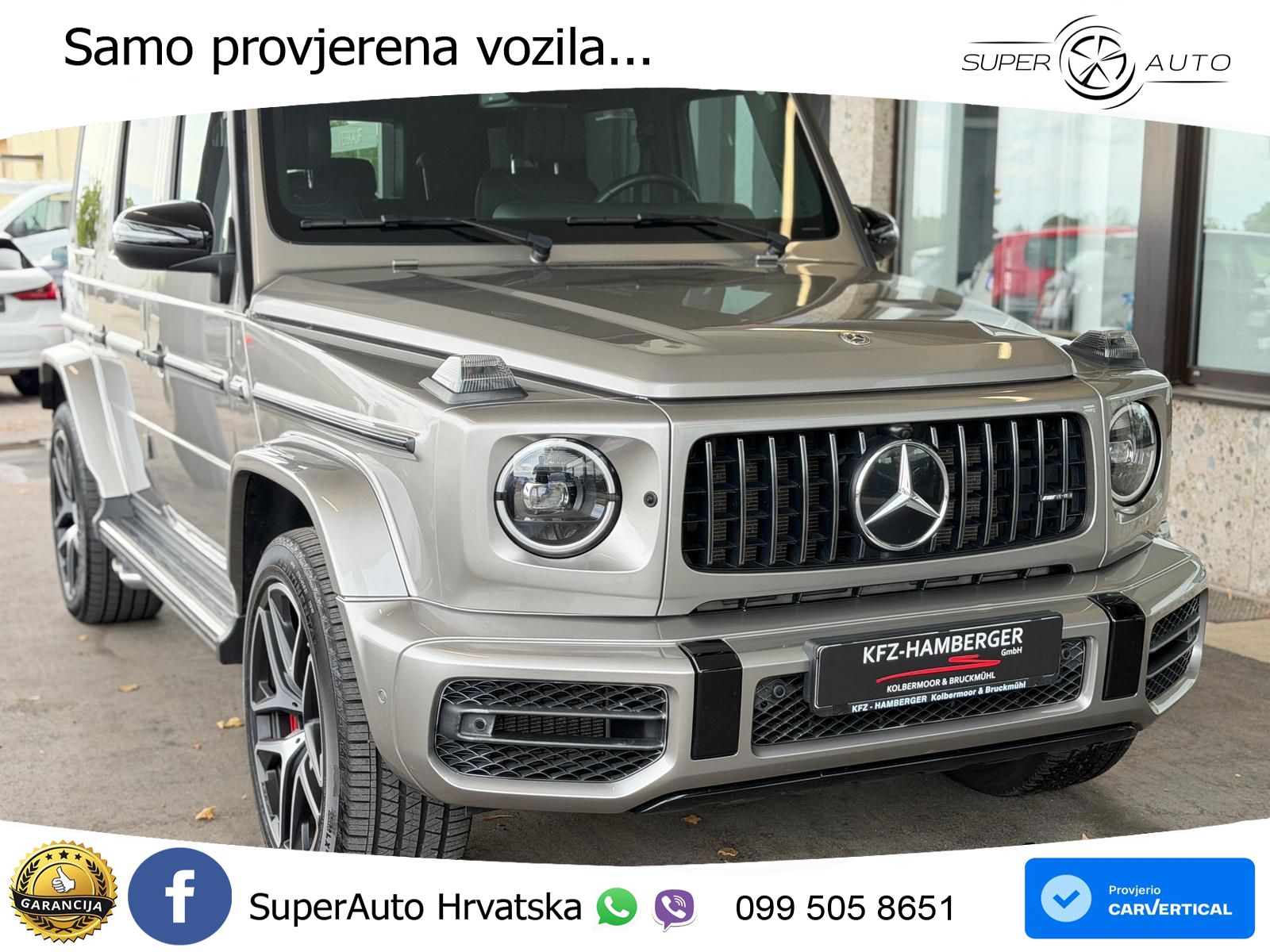 Mercedes AMG G 63 Long V8 (585 KS) 4MATIC 9G-TRONIC AMG SPEEDSHIFT PLUS LED+GR SJED+ACC