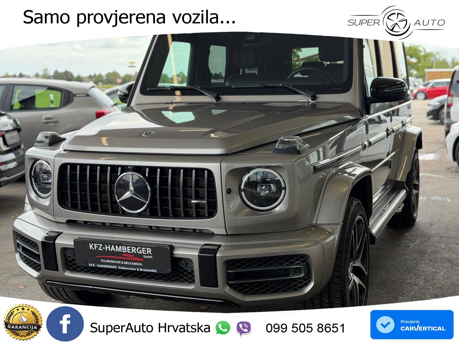 Mercedes AMG G 63 Long V8 (585 KS) 4MATIC 9G-TRONIC AMG SPEEDSHIFT PLUS LED+GR SJED+ACC