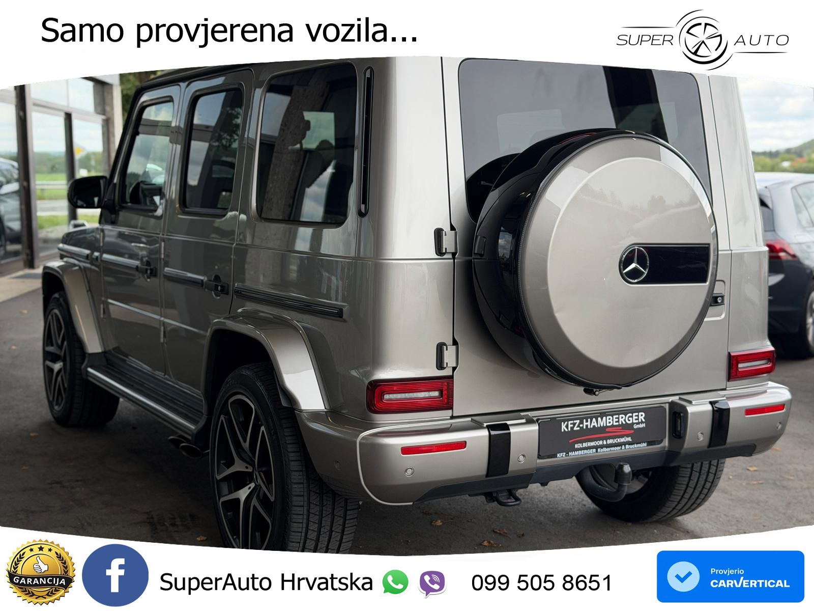 Mercedes AMG G 63 Long V8 (585 KS) 4MATIC 9G-TRONIC AMG SPEEDSHIFT PLUS LED+GR SJED+ACC