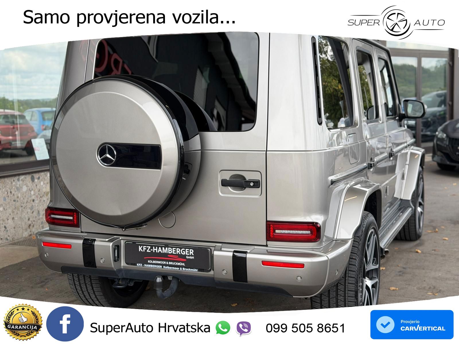 Mercedes AMG G 63 Long V8 (585 KS) 4MATIC 9G-TRONIC AMG SPEEDSHIFT PLUS LED+GR SJED+ACC