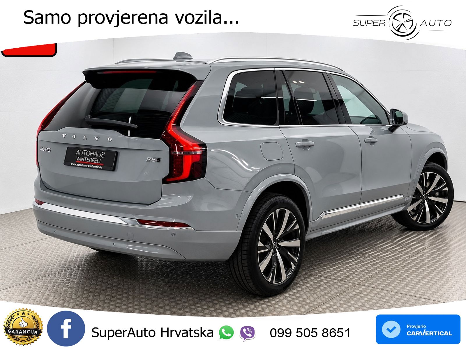 Volvo XC90 2.0 B5 AWD Automatic MATRIX+GR SJED+KAM