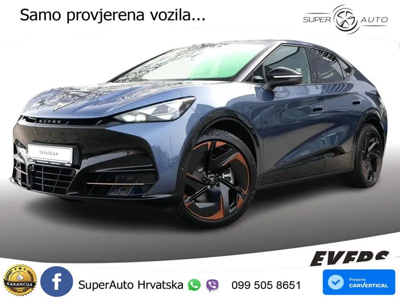 Cupra Tavascan 82 kWh (340 KS)  4WD VZ MATRIX+GR SJED+KAM