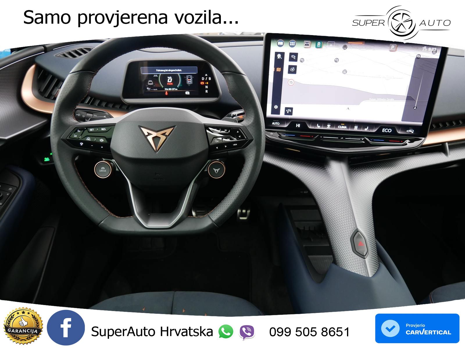 Cupra Tavascan 82 kWh (340 KS)  4WD VZ MATRIX+GR SJED+KAM