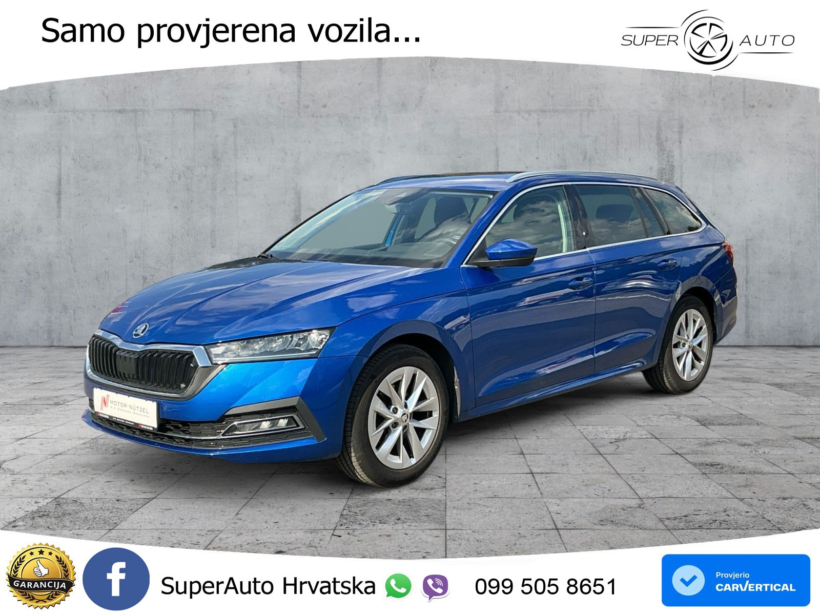 Škoda Octavia Combi 2.0 TDI (150 KS) DSG LED+GR SJED+ACC