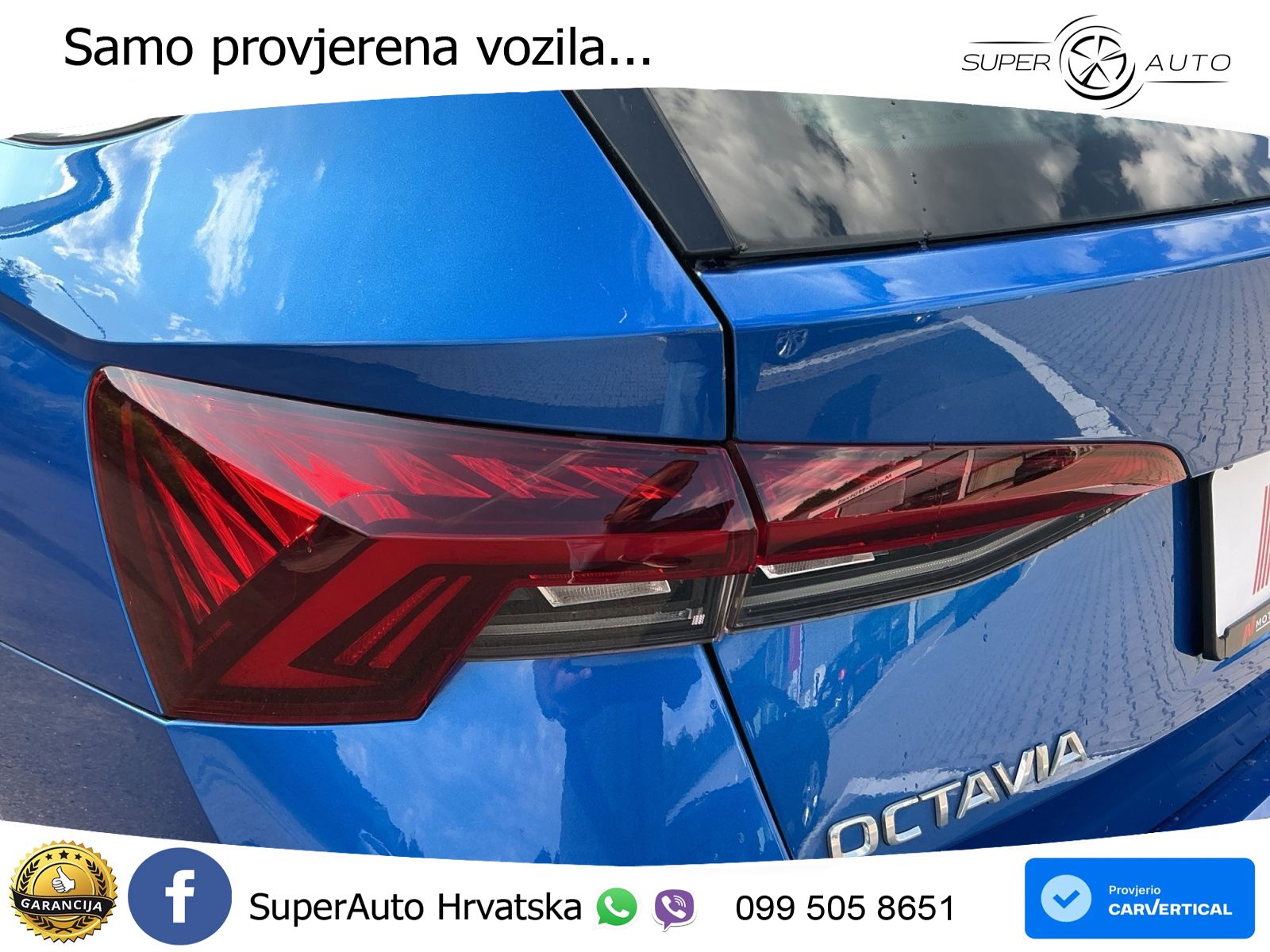 Škoda Octavia Combi 2.0 TDI (150 KS) DSG LED+GR SJED+ACC
