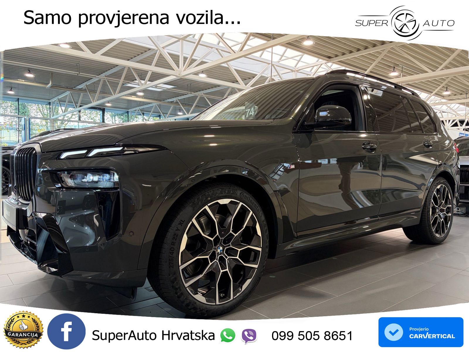BMW X7 40d (352 KS) xDrive Steptronic ZRAČNI+ACC+GR SJED+KAM+PANO