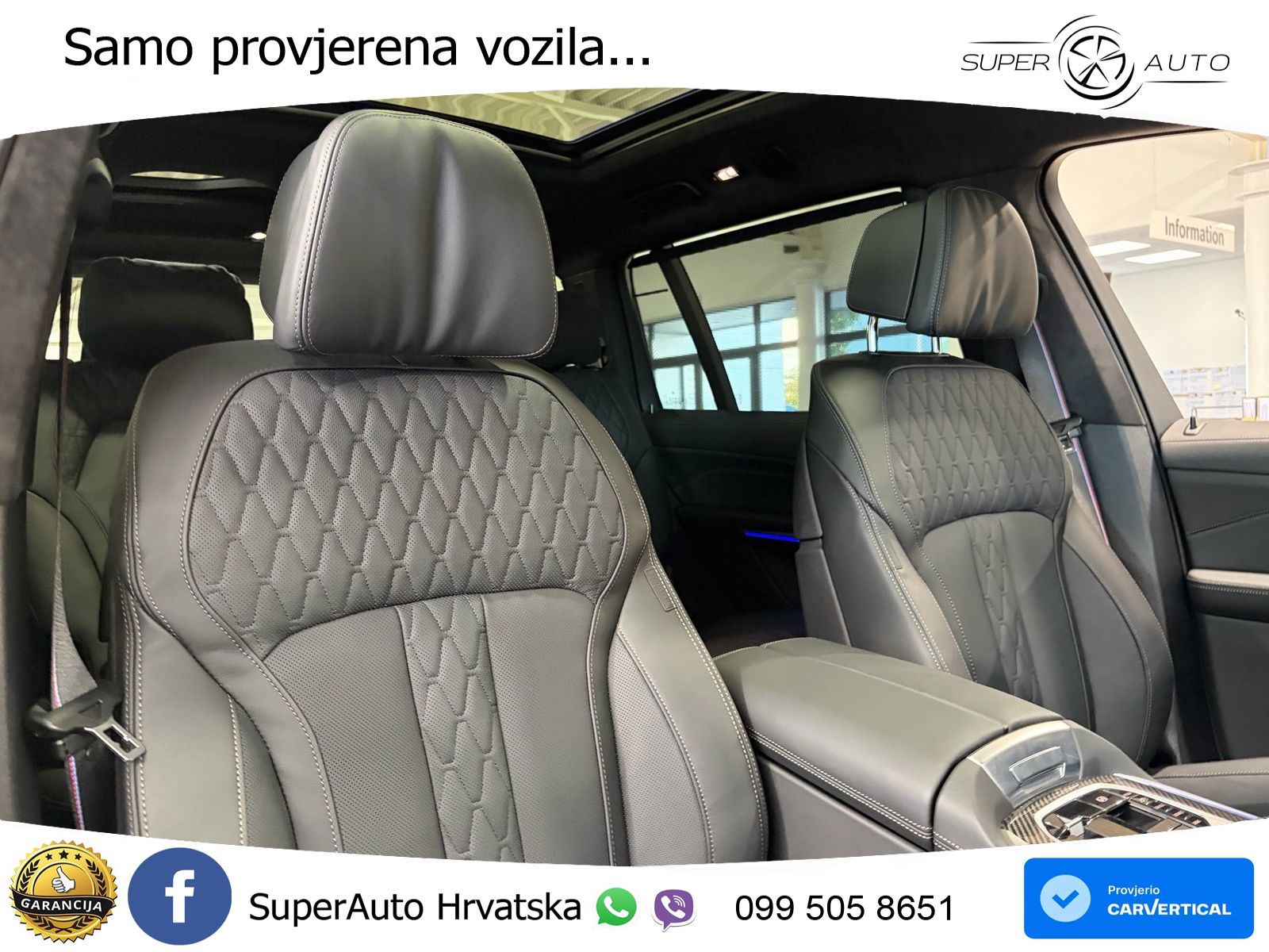 BMW X7 40d (352 KS) xDrive Steptronic ZRAČNI+ACC+GR SJED+KAM+PANO