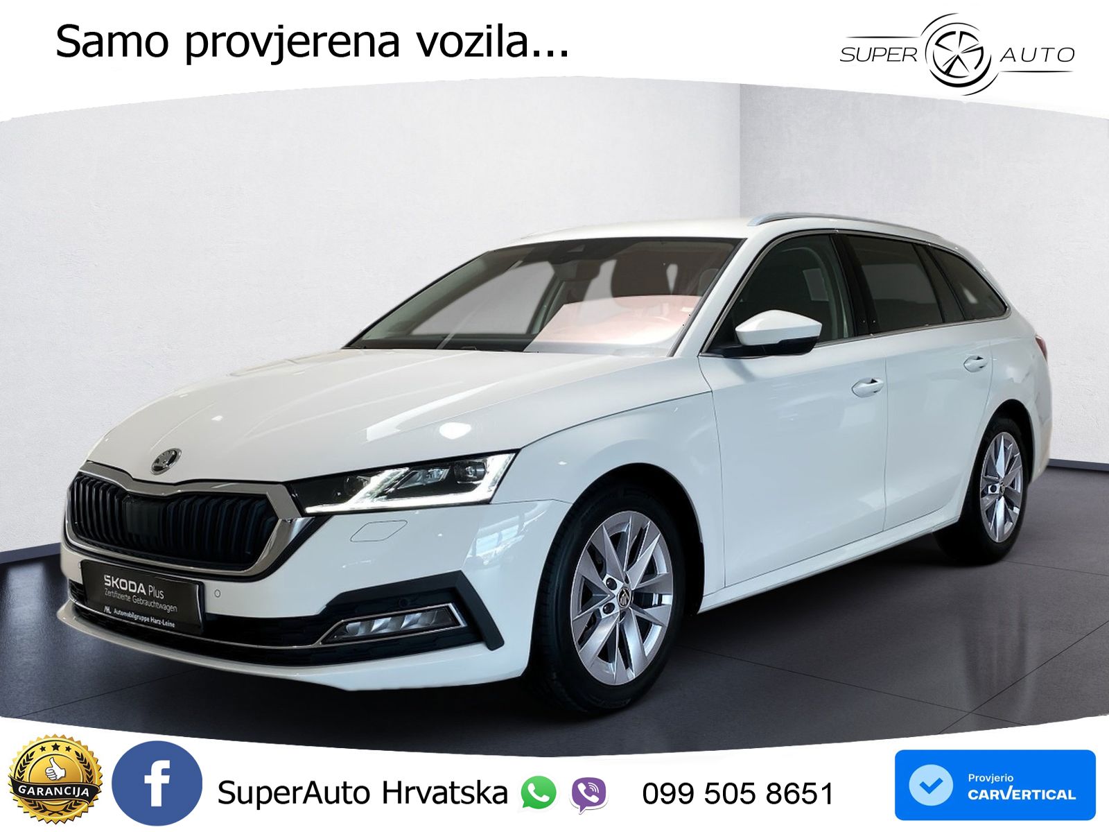 Škoda Octavia Combi 2.0 TDI (150 KS) DSG LED+GR SJED+ACC