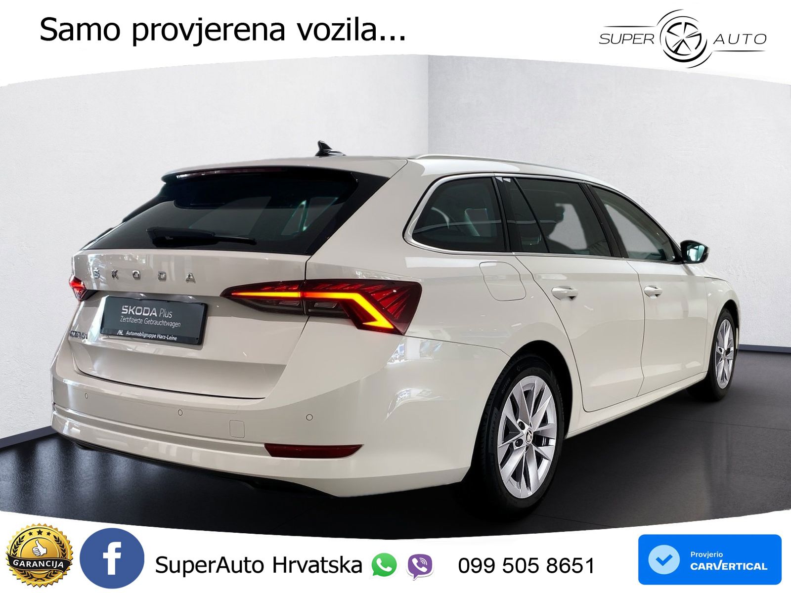 Škoda Octavia Combi 2.0 TDI (150 KS) DSG LED+GR SJED+ACC