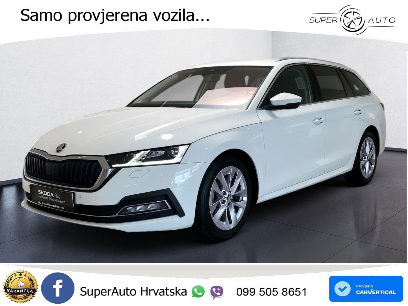 Škoda Octavia Combi 2.0 TDI (150 KS) DSG LED+GR SJED+ACC