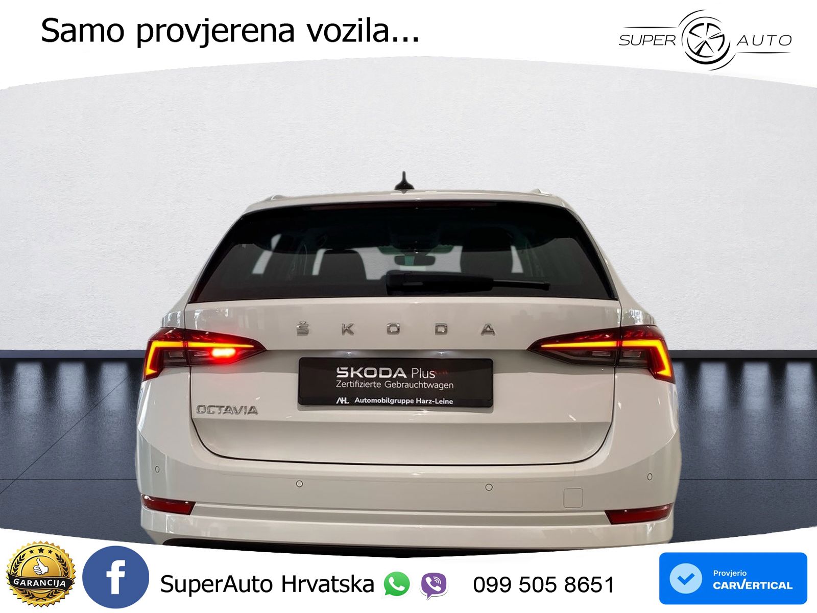 Škoda Octavia Combi 2.0 TDI (150 KS) DSG LED+GR SJED+ACC