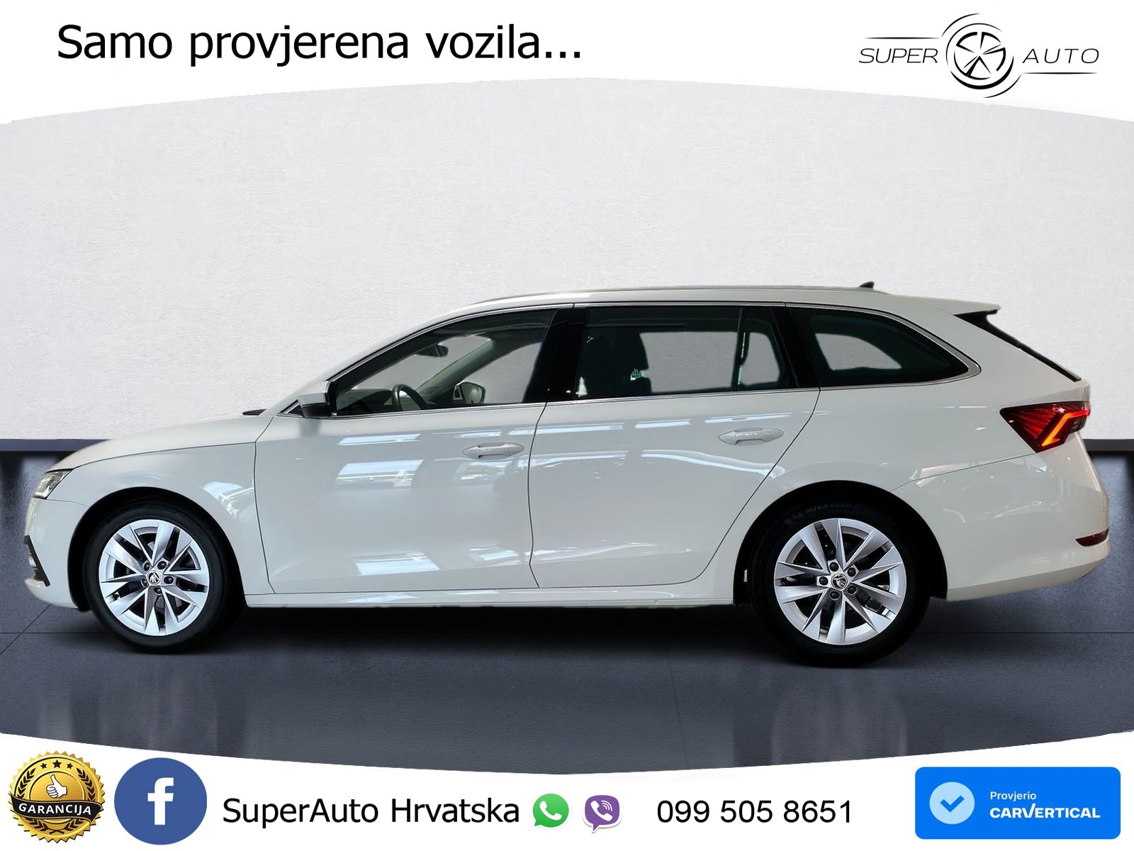 Škoda Octavia Combi 2.0 TDI (150 KS) DSG LED+GR SJED+ACC