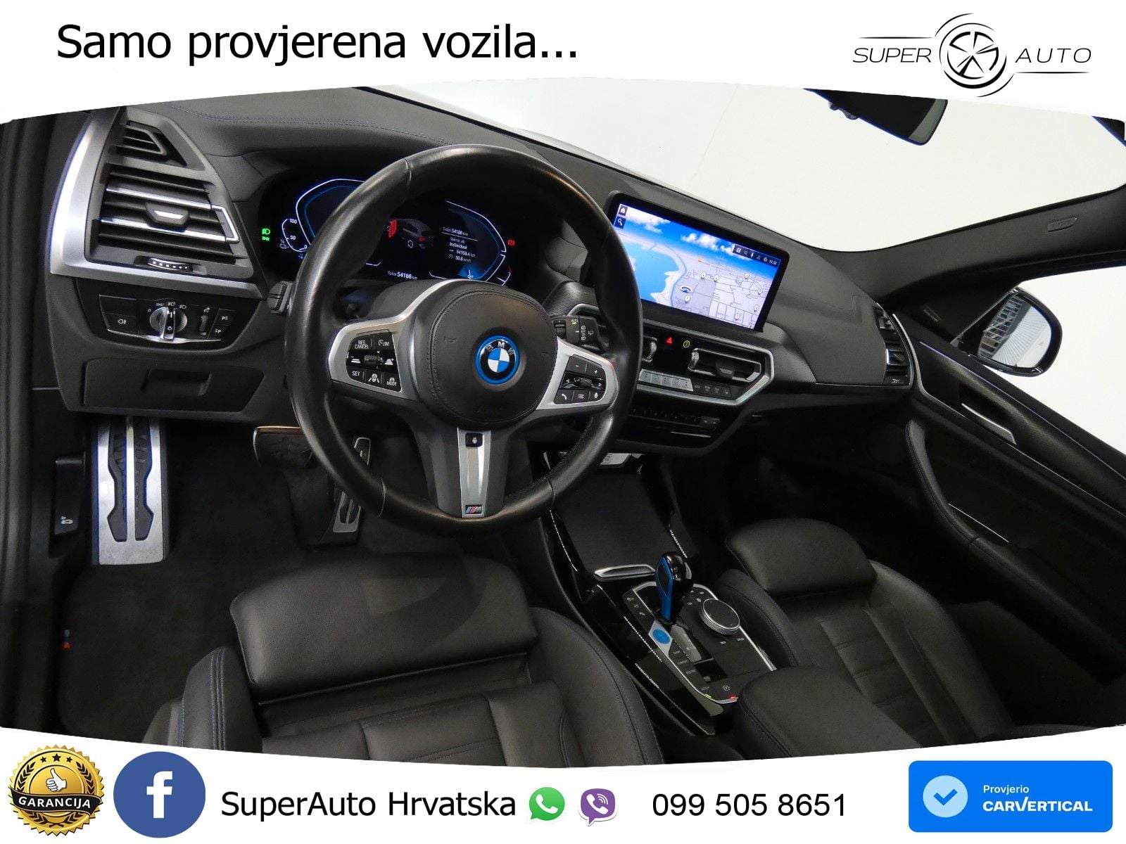 BMW iX3 80 kWh (286 KS) M Sport LED+GR SJED+ACC