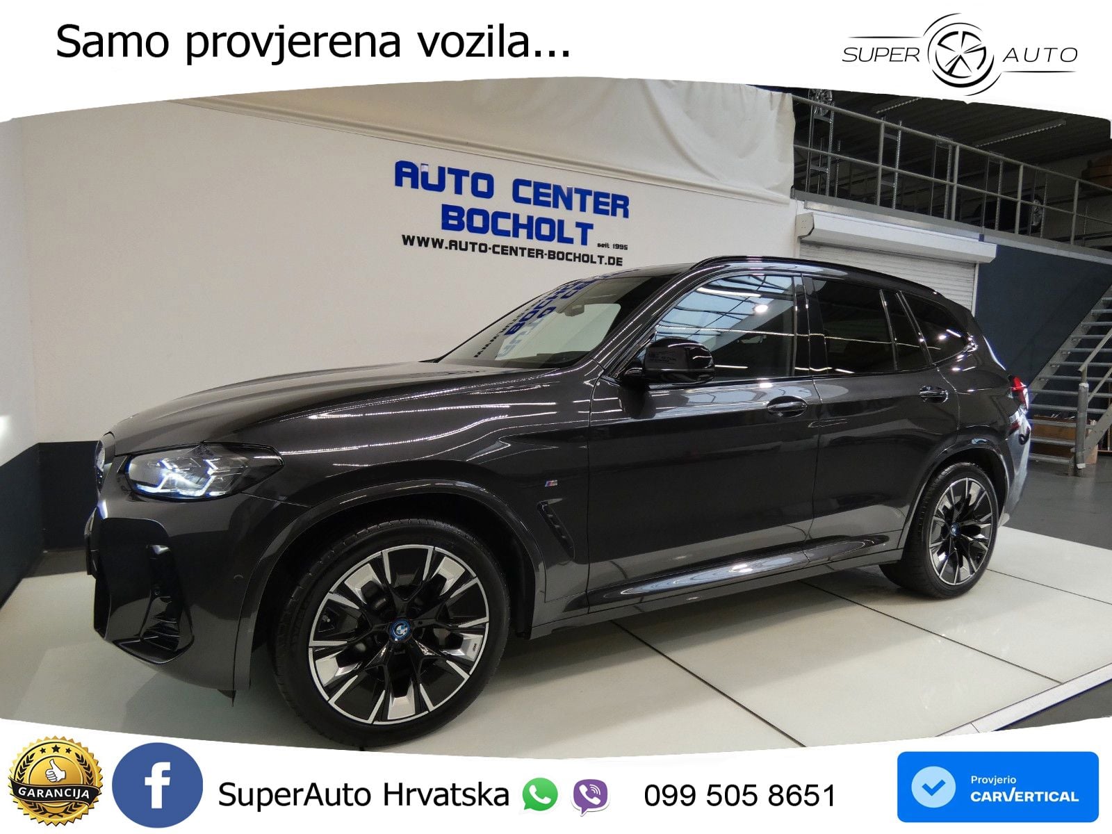 BMW iX3 80 kWh (286 KS) M Sport LED+GR SJED+ACC