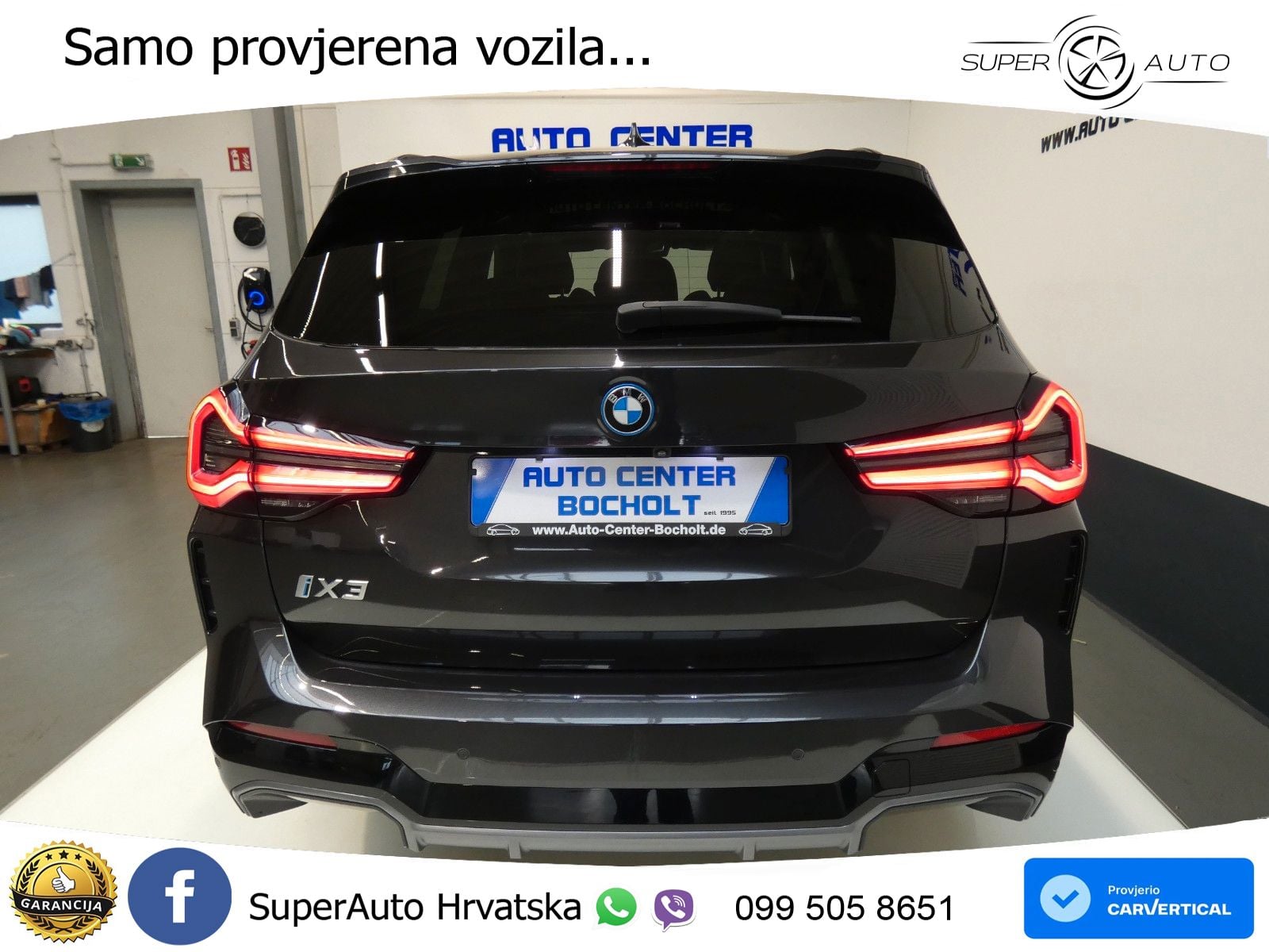 BMW iX3 80 kWh (286 KS) M Sport LED+GR SJED+ACC
