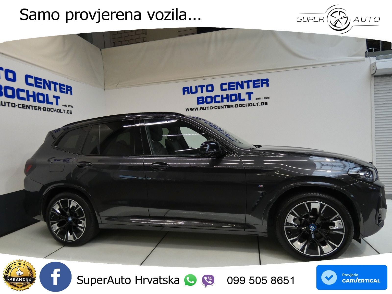 BMW iX3 80 kWh (286 KS) M Sport LED+GR SJED+ACC