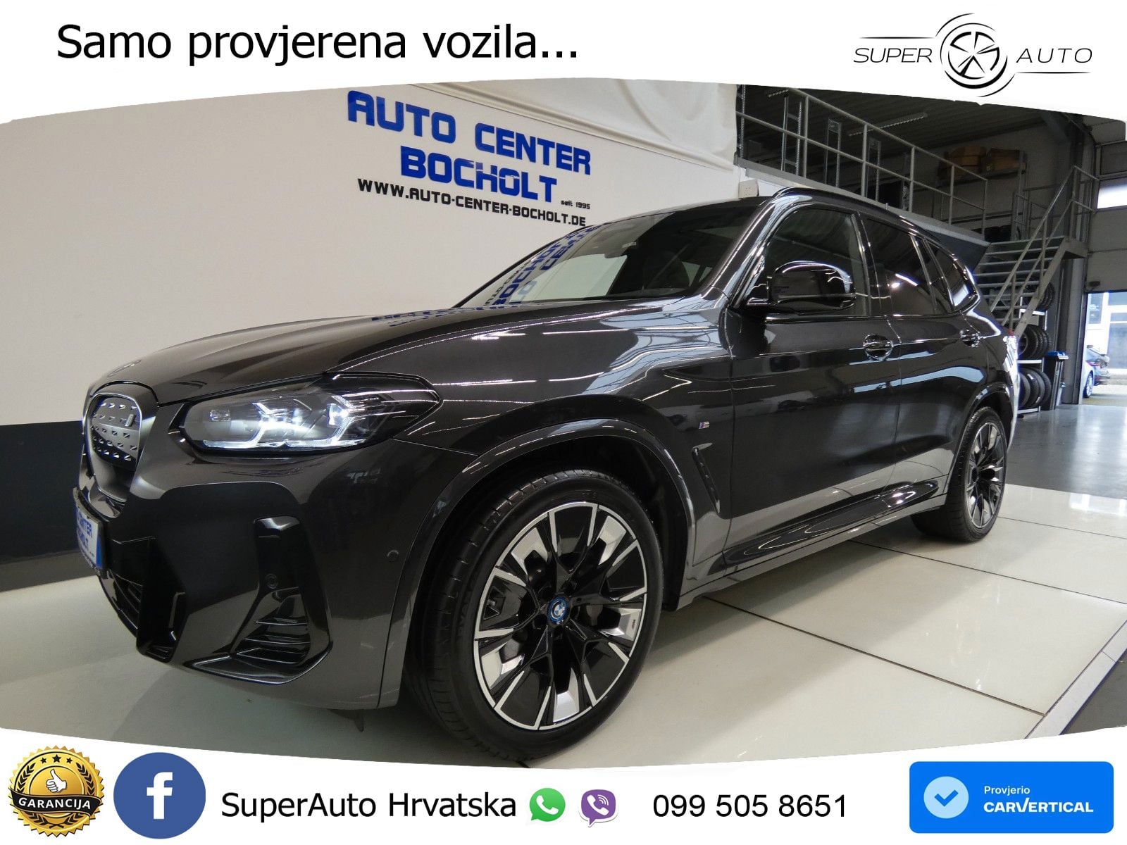 BMW iX3 80 kWh (286 KS) M Sport LED+GR SJED+ACC