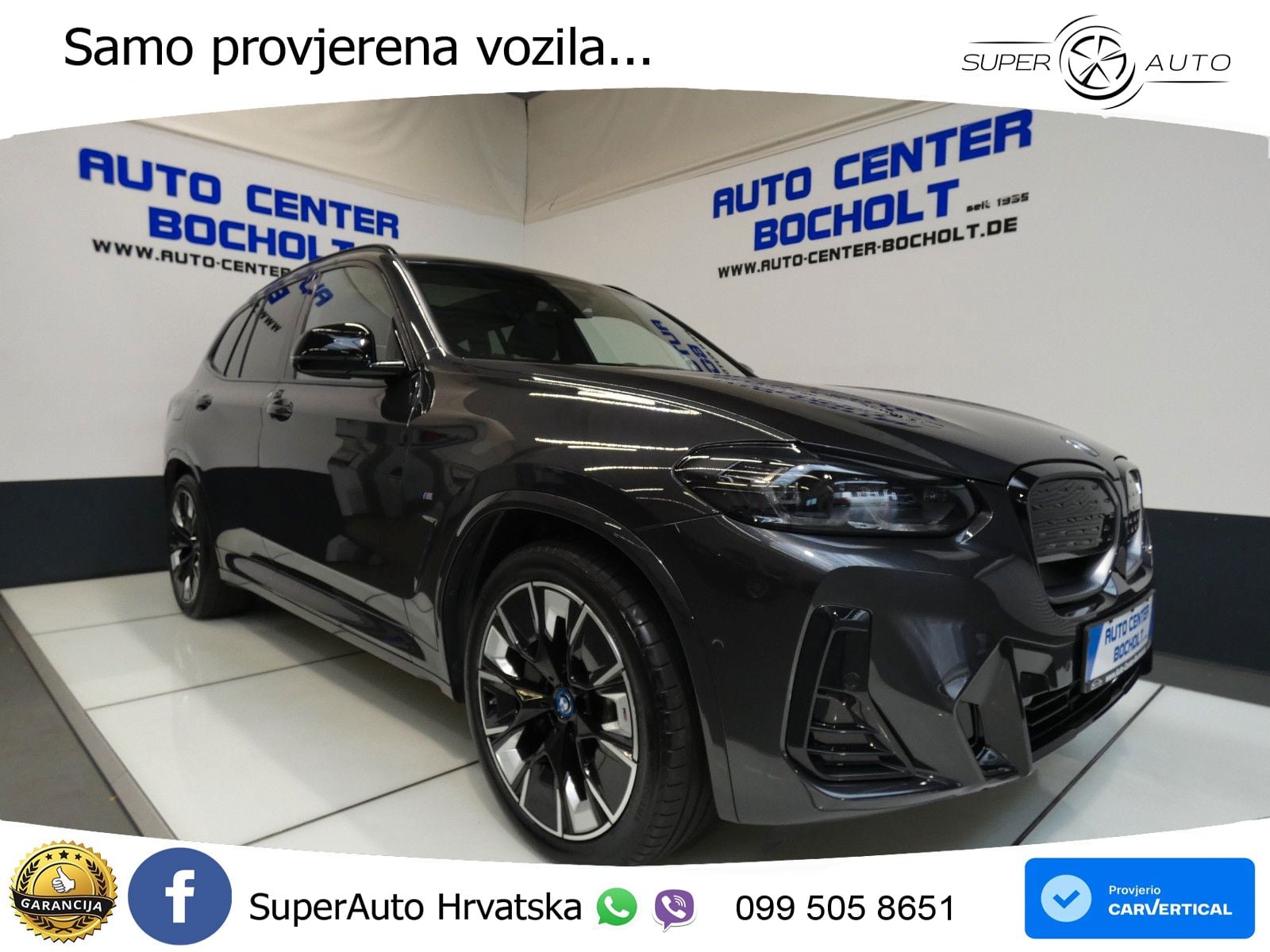 BMW iX3 80 kWh (286 KS) M Sport LED+GR SJED+ACC