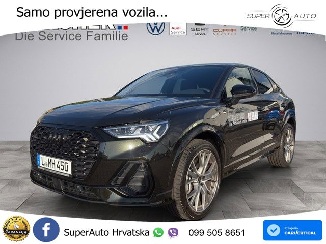 Audi Q3 II Sportback 40 TFSI (190 KS) quattro S tronic S line LED+ACC