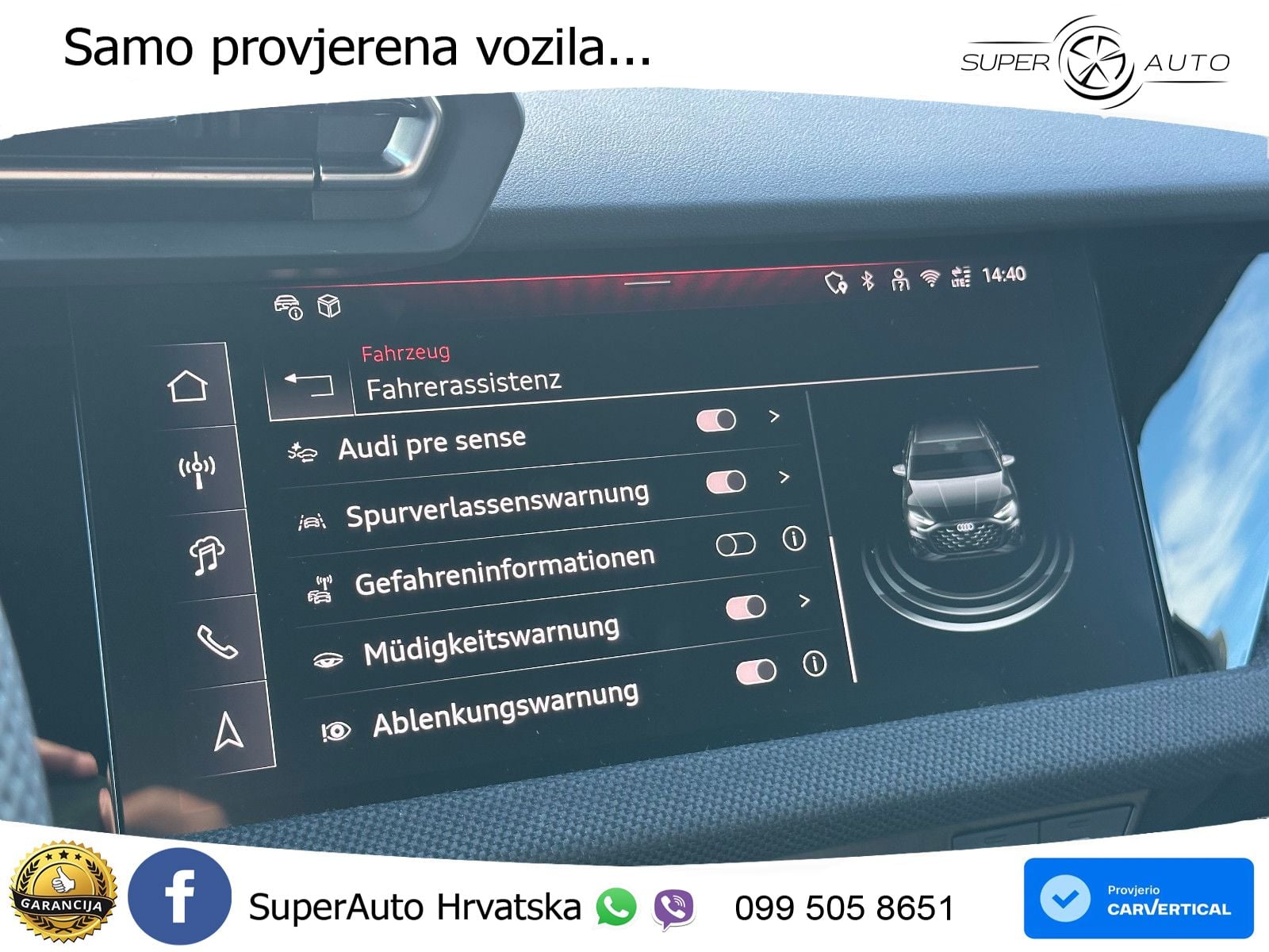 Audi S3 Limuzina 2.0 TFSI (333 KS) quattro S tronic MATRIX+GR SJED+KAM