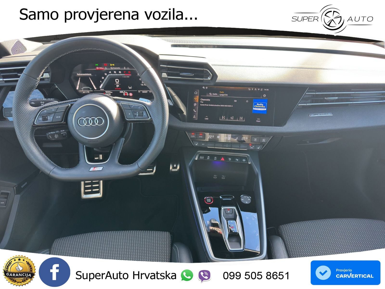 Audi S3 Limuzina 2.0 TFSI (333 KS) quattro S tronic MATRIX+GR SJED+KAM