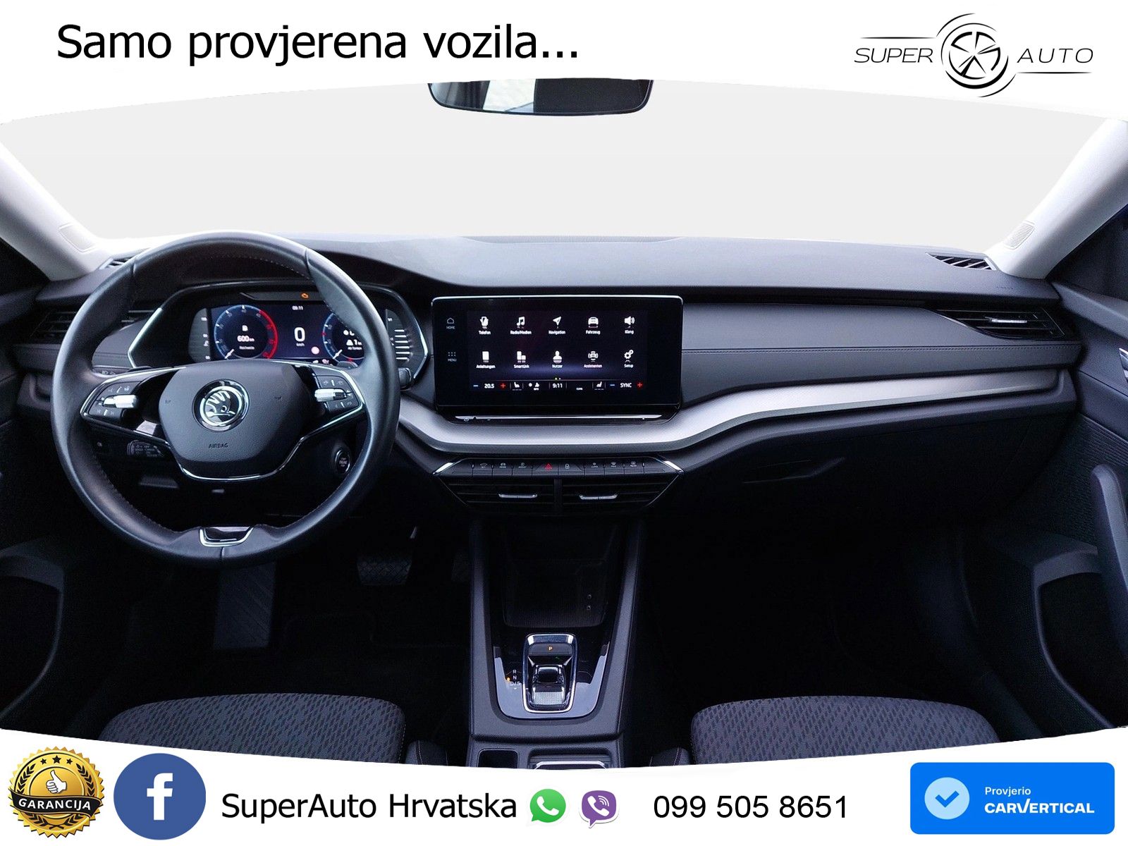 Škoda Octavia Combi 2.0 TDI (150 KS) DSG LED+GR SJED+ACC