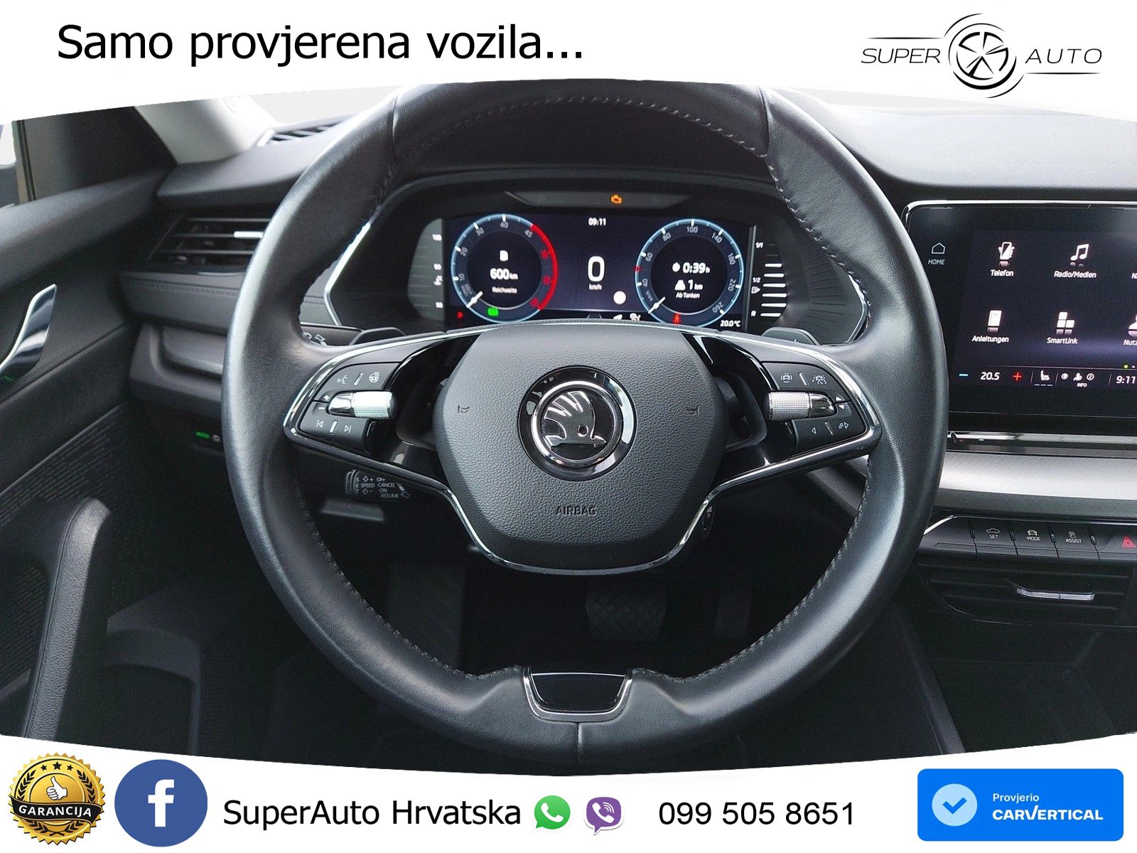 Škoda Octavia Combi 2.0 TDI (150 KS) DSG LED+GR SJED+ACC