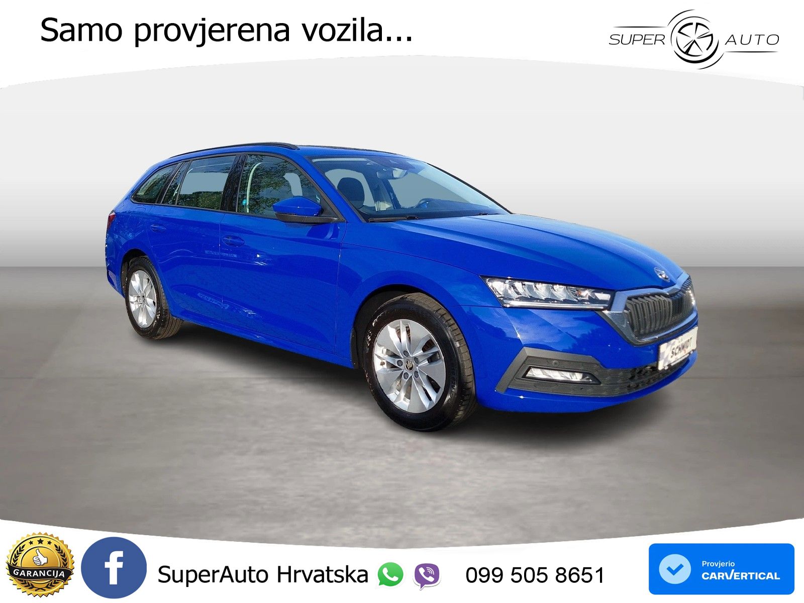 Škoda Octavia Combi 2.0 TDI (150 KS) DSG LED+GR SJED+ACC