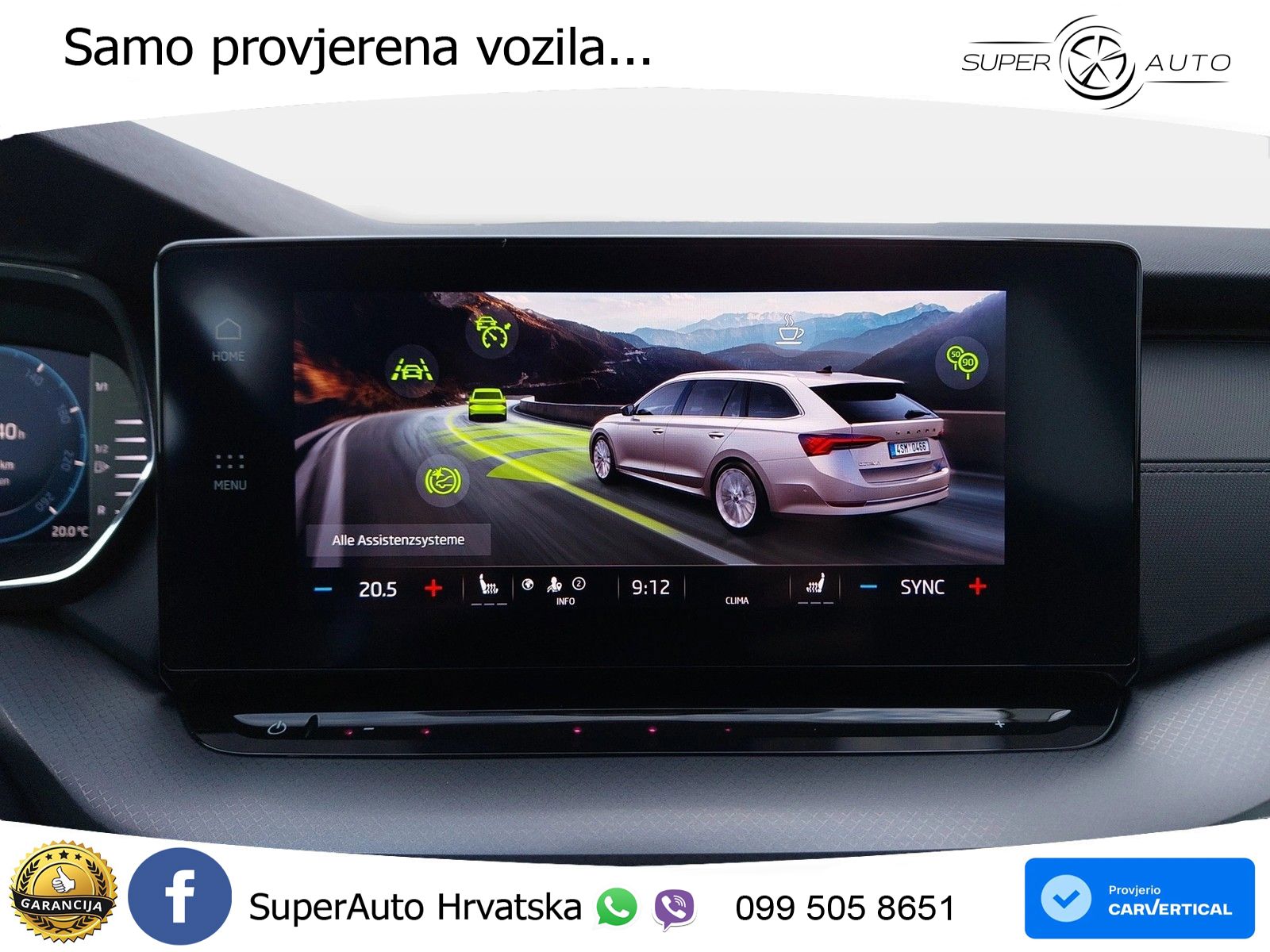 Škoda Octavia Combi 2.0 TDI (150 KS) DSG LED+GR SJED+ACC