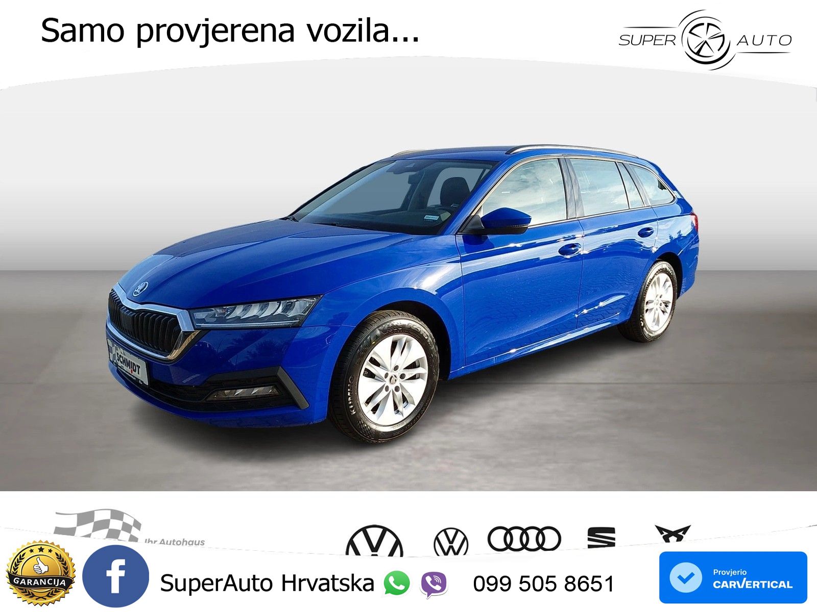 Škoda Octavia Combi 2.0 TDI (150 KS) DSG LED+GR SJED+ACC