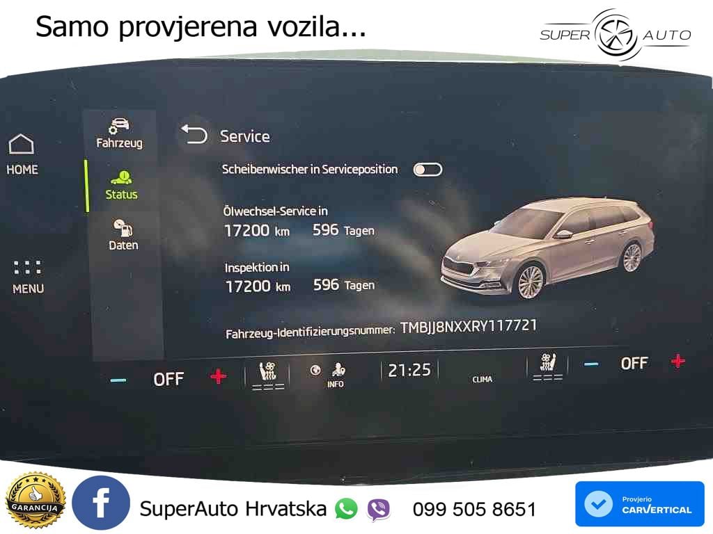 Škoda Octavia Combi 2.0 TDI (150 KS) DSG LED+GR SJED+ACC
