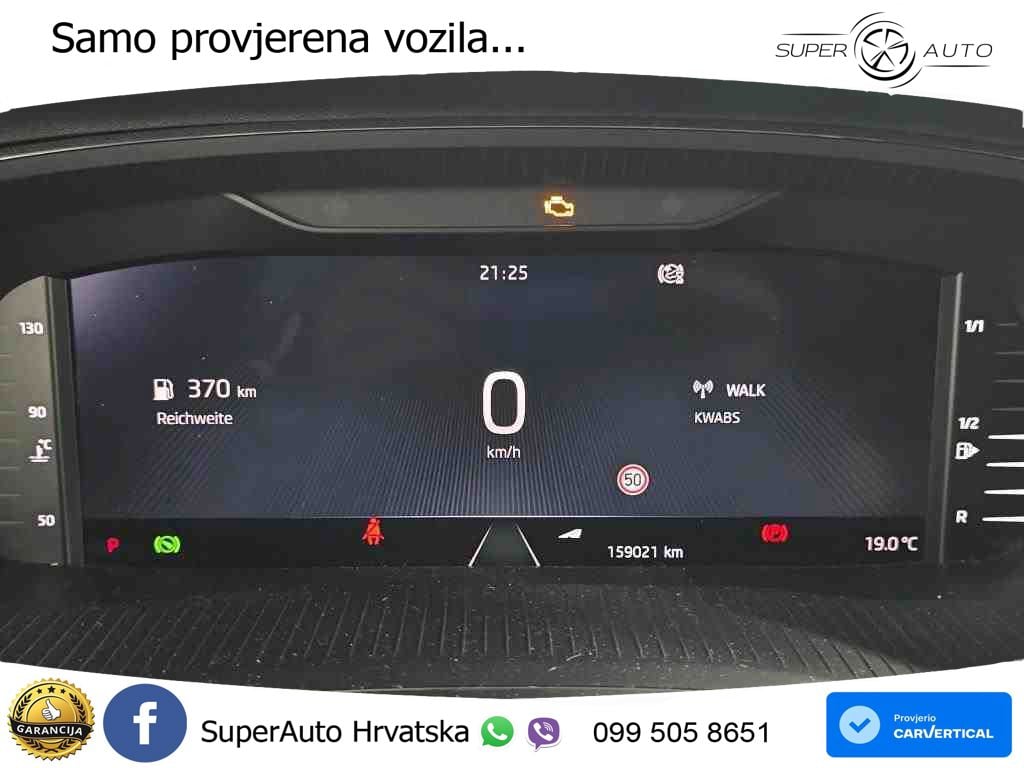 Škoda Octavia Combi 2.0 TDI (150 KS) DSG LED+GR SJED+ACC