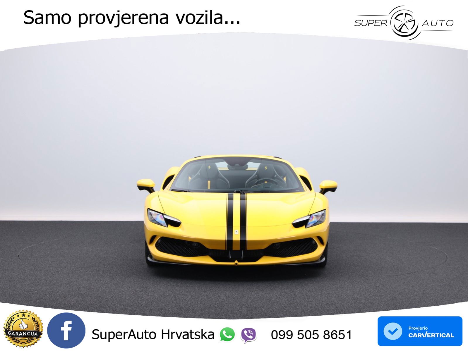 Ferrari 296 GTS 3.0 V6 (830 KS) F1 DCT ZRAČNI+ACC+GR SJED+KAM
