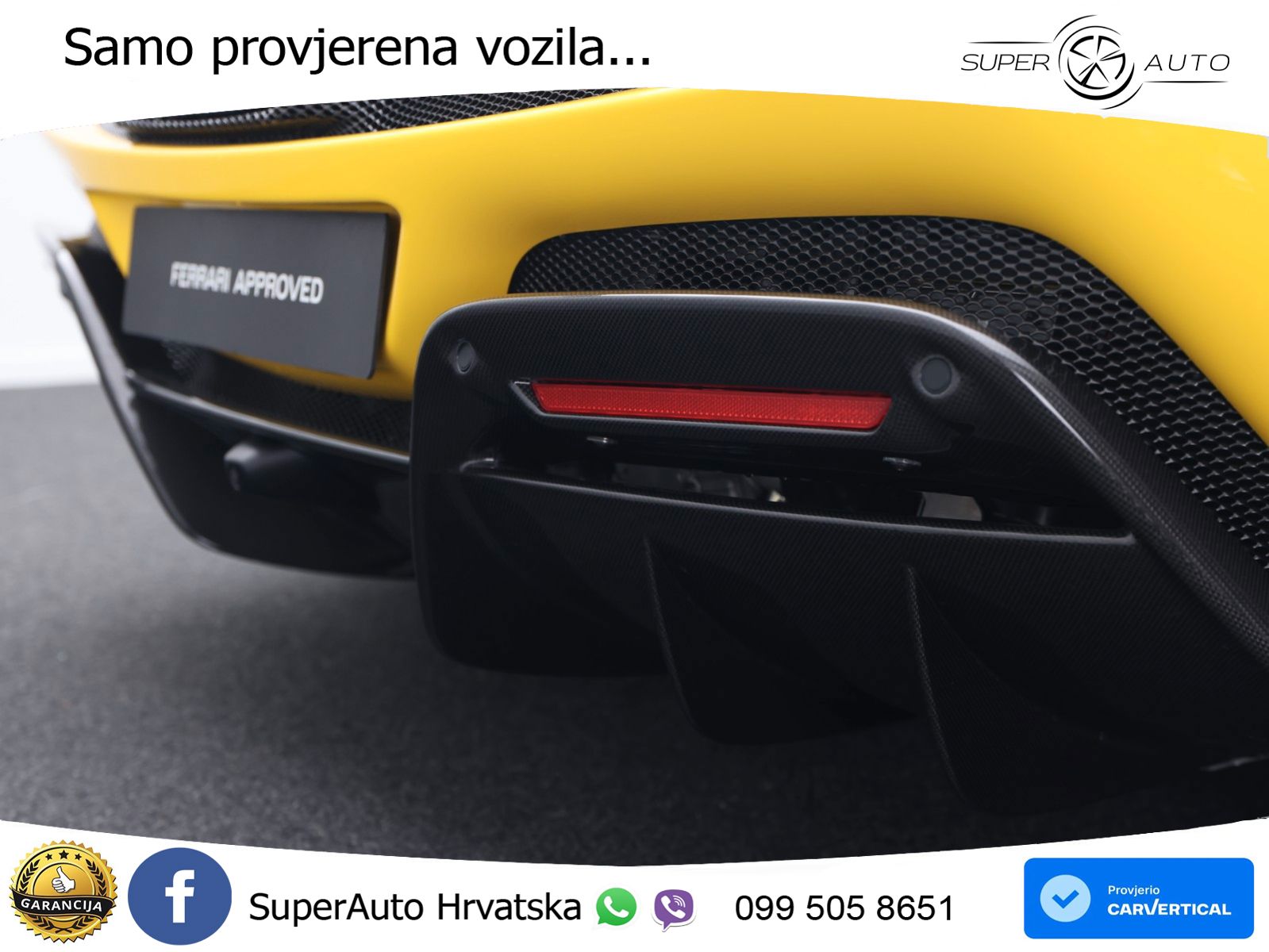 Ferrari 296 GTS 3.0 V6 (830 KS) F1 DCT ZRAČNI+ACC+GR SJED+KAM