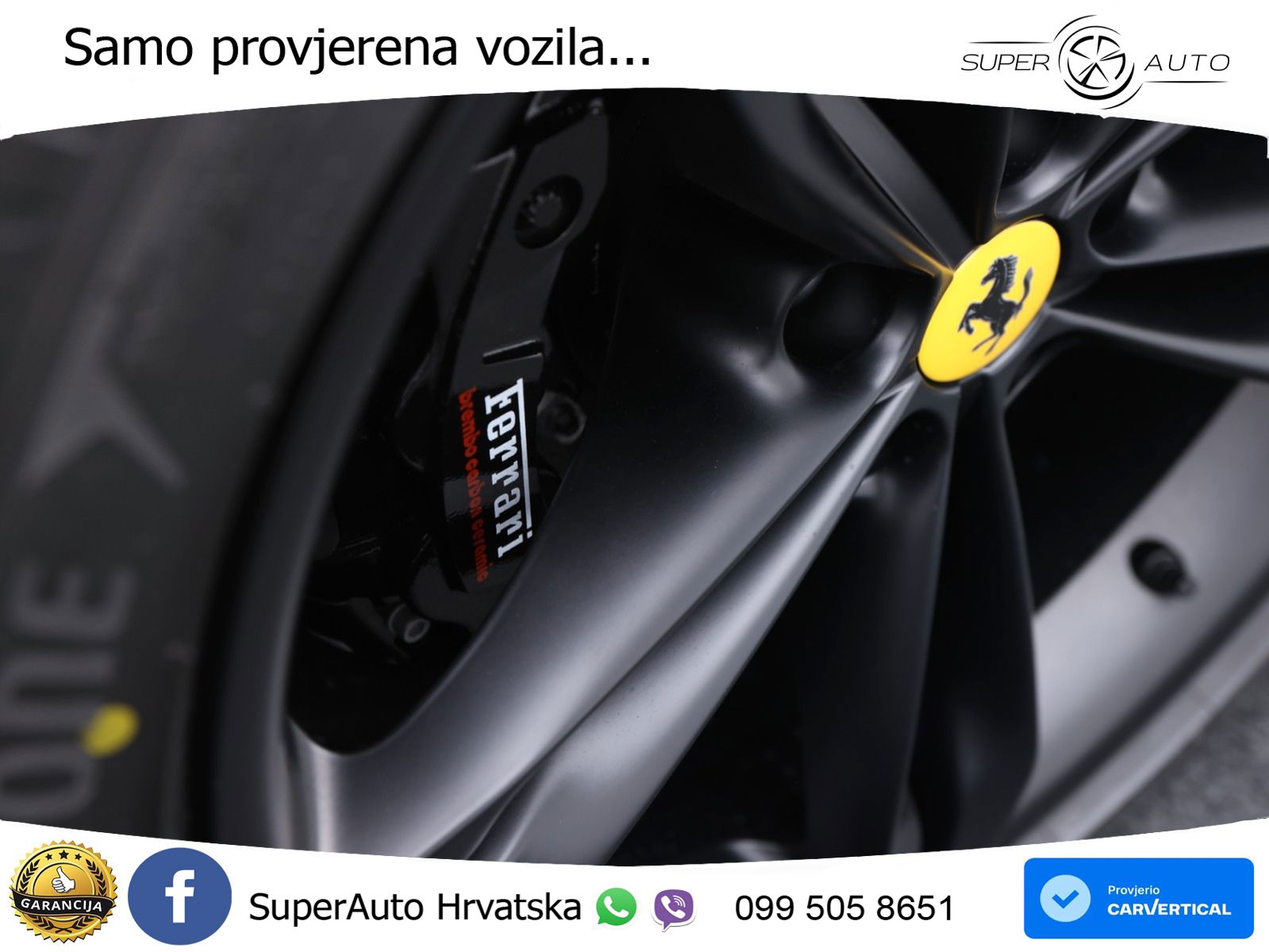 Ferrari 296 GTS 3.0 V6 (830 KS) F1 DCT ZRAČNI+ACC+GR SJED+KAM
