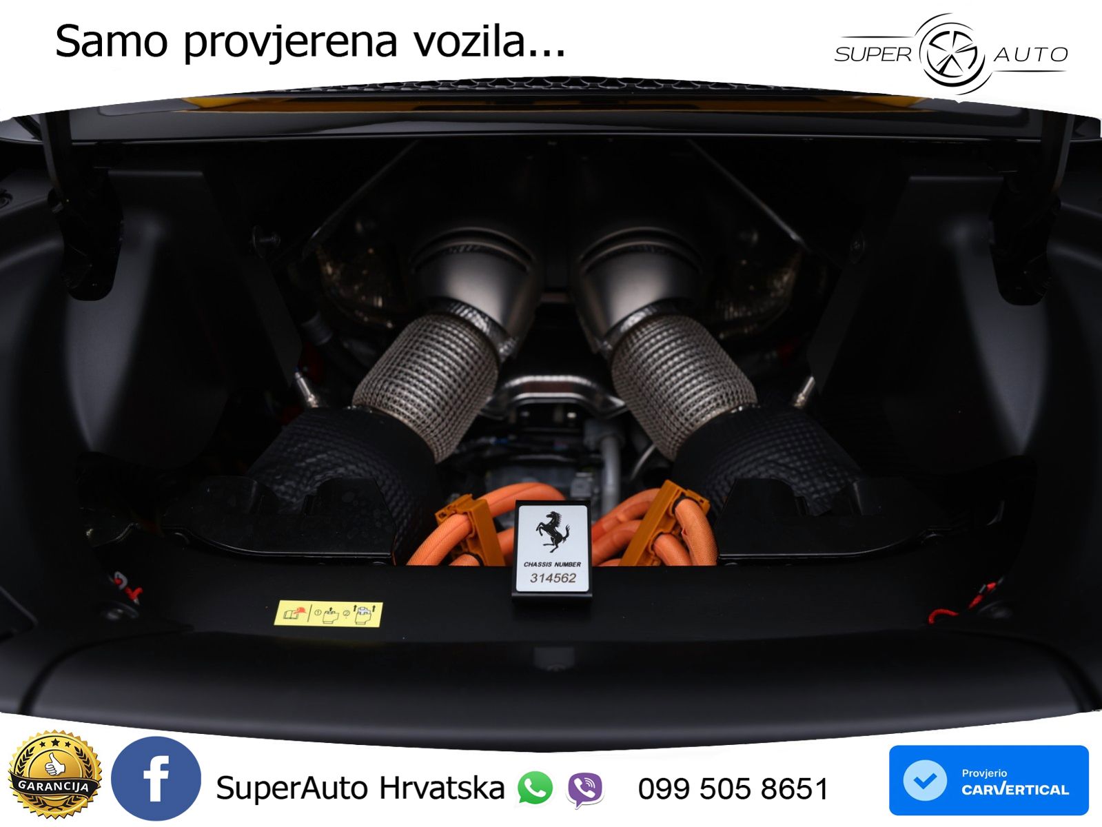 Ferrari 296 GTS 3.0 V6 (830 KS) F1 DCT ZRAČNI+ACC+GR SJED+KAM