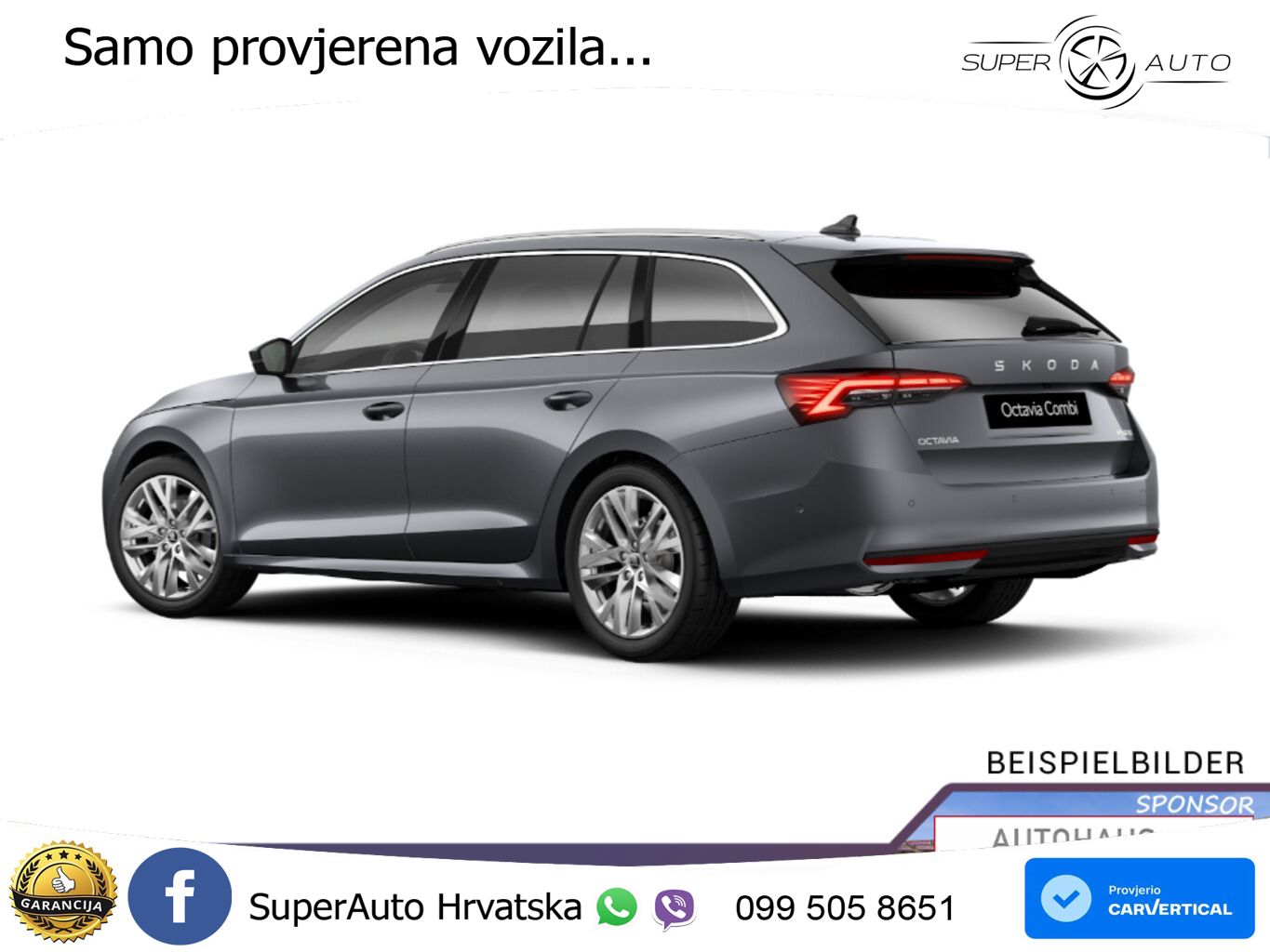 Škoda Octavia Combi 1.5 TSI (150 KS) DSG LED+GR SJED+ACC