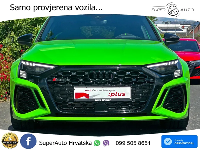 Audi RS3 Sportback 2.5 TFSI (400 KS) quattro S tronic LED+GR SJED+ACC