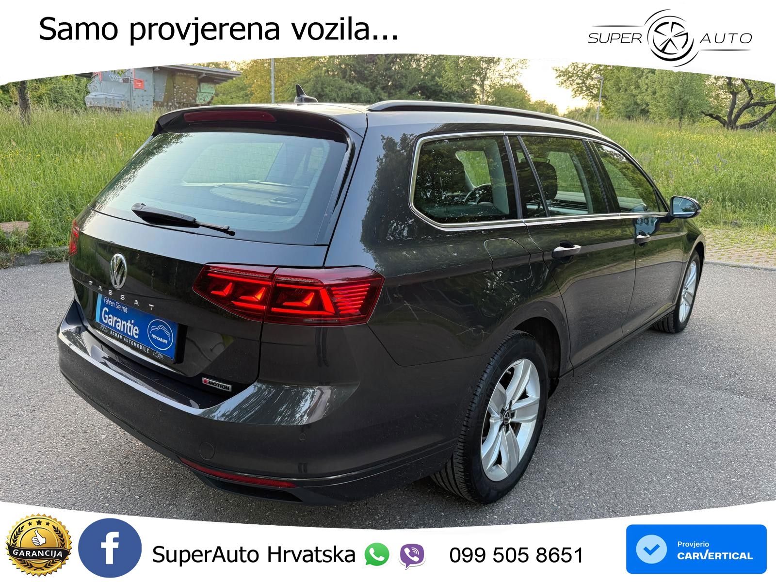 Volkswagen Passat Variant 2.0 TDI (190 KS) 4MOTION DSG LED+GR SJED+ACC
