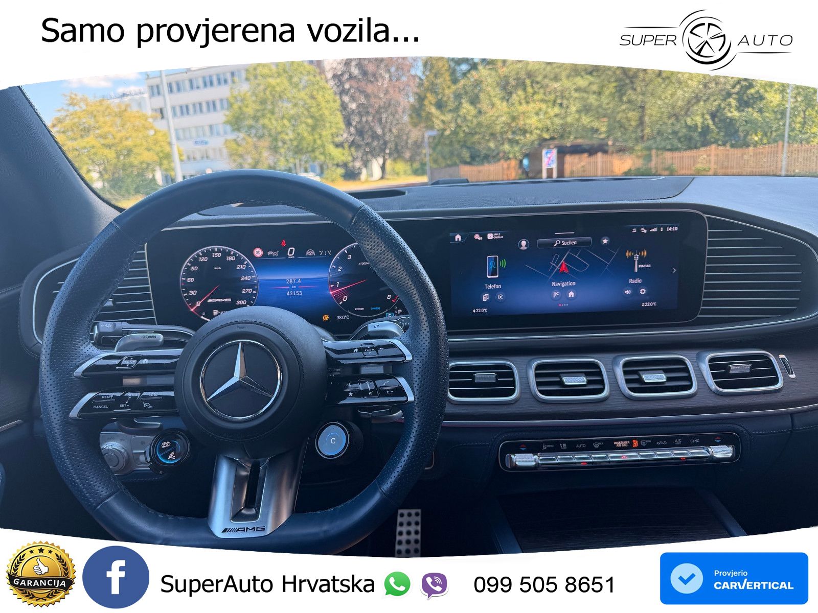 Mercedes-Benz GLS AMG GLS 63 V8 EQ Boost 4MATIC+ TCT ACC+HEAD+4xGR SJED+360+PANO