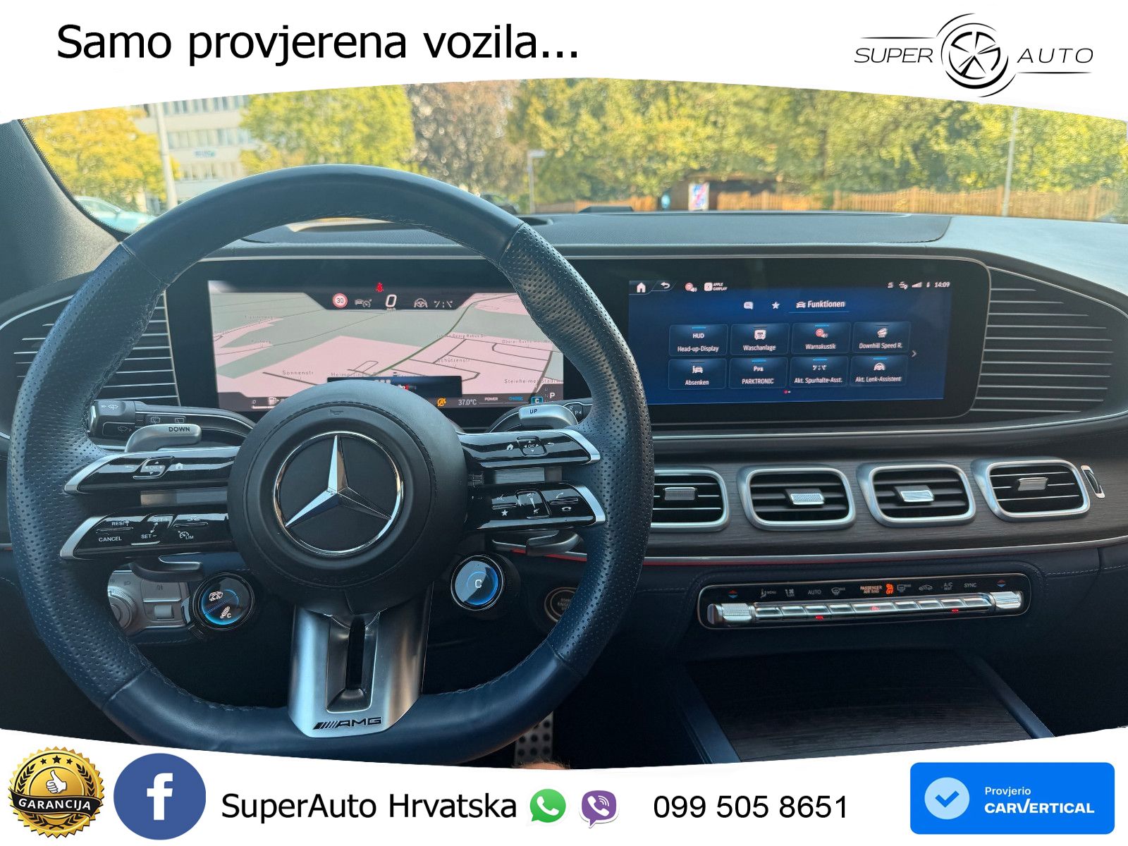 Mercedes-Benz GLS AMG GLS 63 V8 EQ Boost 4MATIC+ TCT ACC+HEAD+4xGR SJED+360+PANO