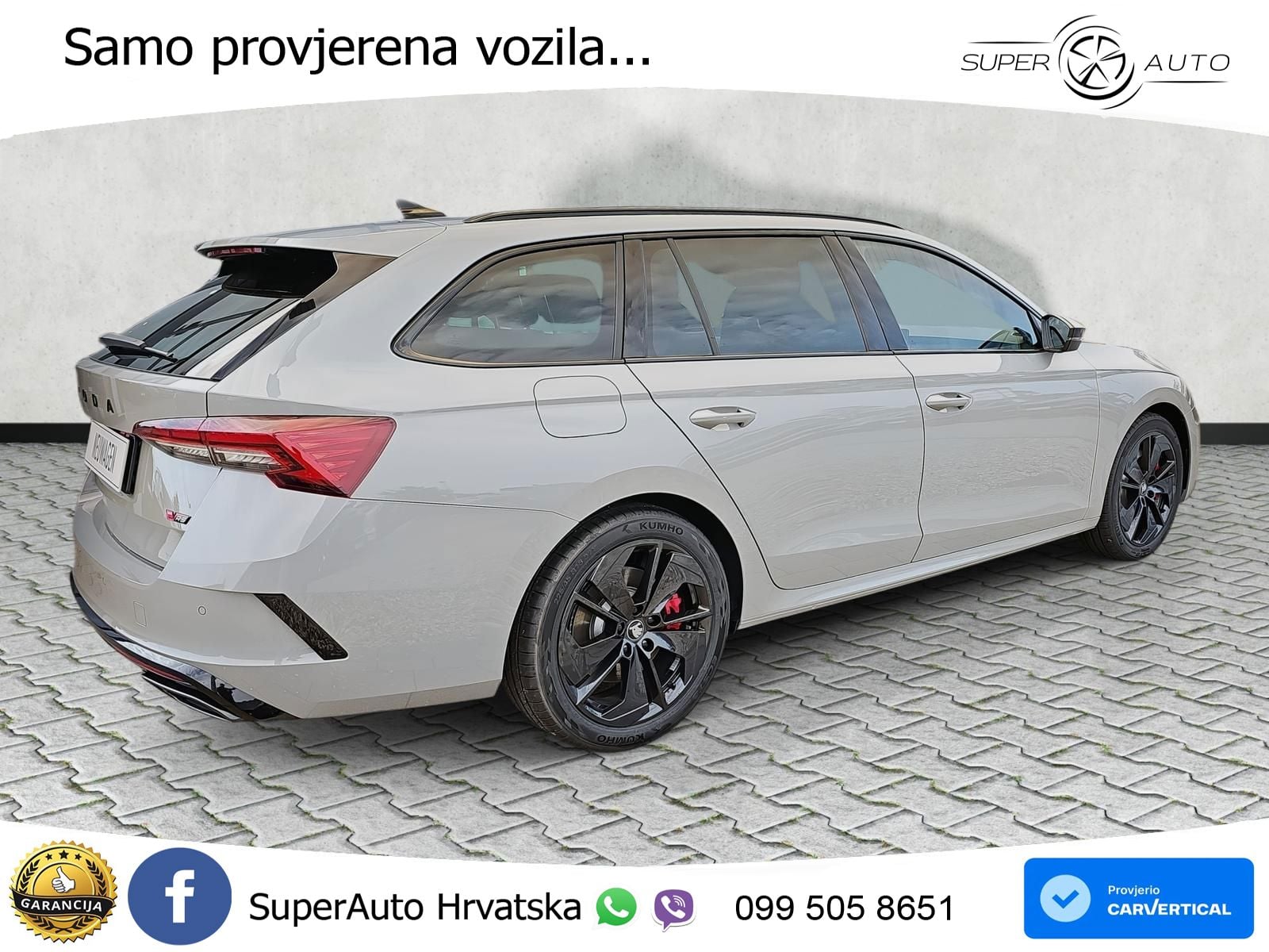 Škoda Octavia Combi RS 2.0 TSI (265 KS) DSG MATRIX+GR SJED+KAM