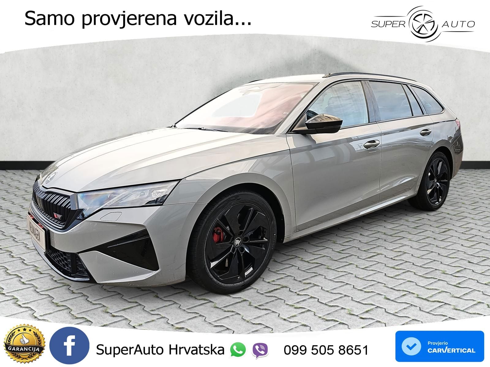 Škoda Octavia Combi RS 2.0 TSI (265 KS) DSG MATRIX+GR SJED+KAM
