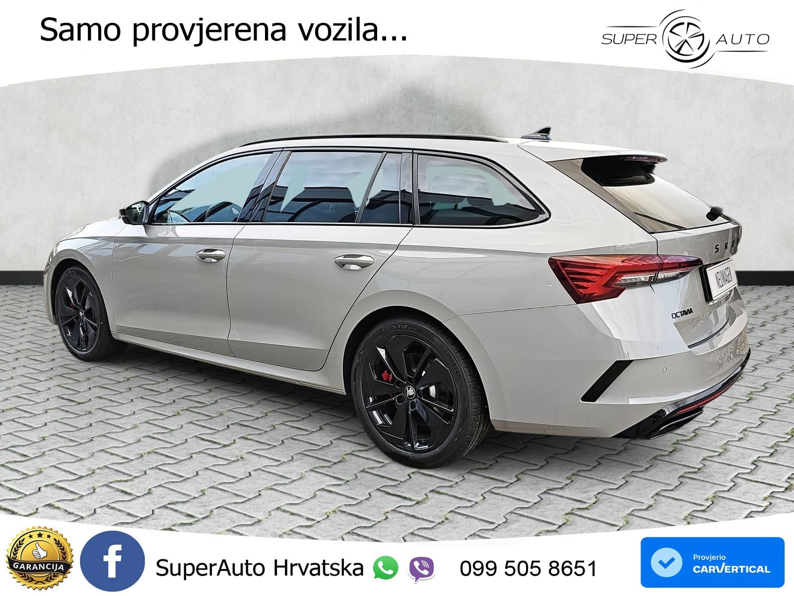 Škoda Octavia Combi RS 2.0 TSI (265 KS) DSG MATRIX+GR SJED+KAM