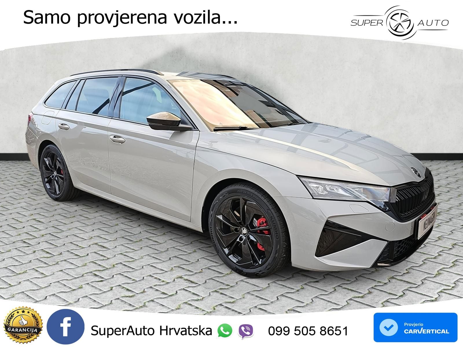 Škoda Octavia Combi RS 2.0 TSI (265 KS) DSG MATRIX+GR SJED+KAM